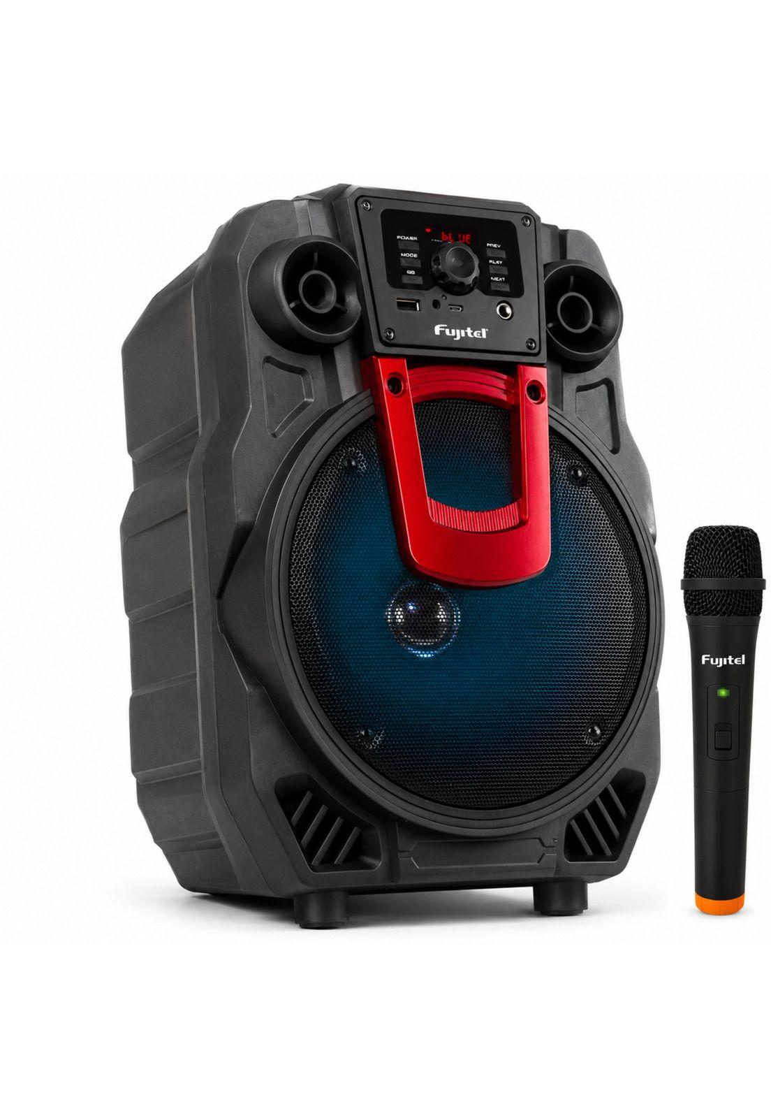 Parlante Karaoke con Micrófono inalámbrico BT8L Recargable-4