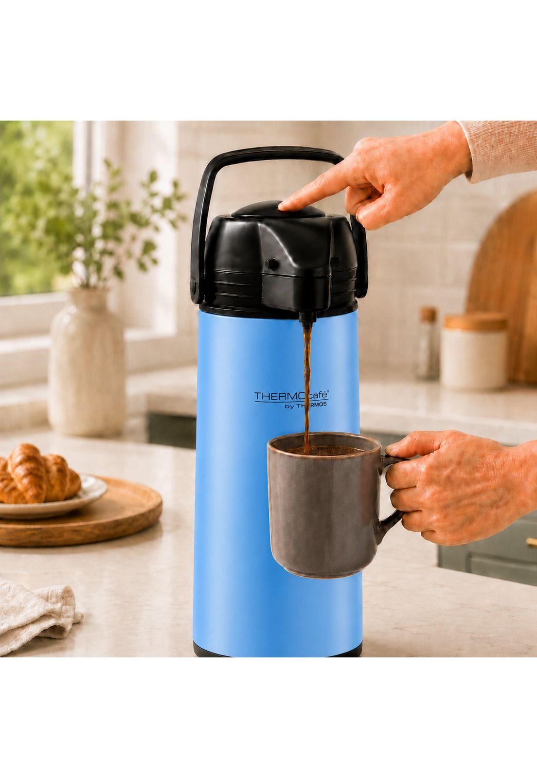 Termo Sifón de Líquidos Jado 1.9L Thermos 12H HOT & 24H Cold AZUL-7