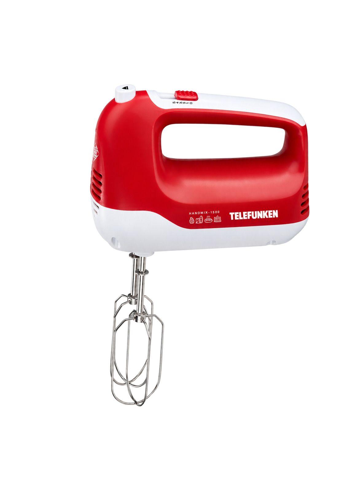 Batidora de Mano Telefunken 300W  de 5 Velocidades HANDMIX-1500 SEC-0