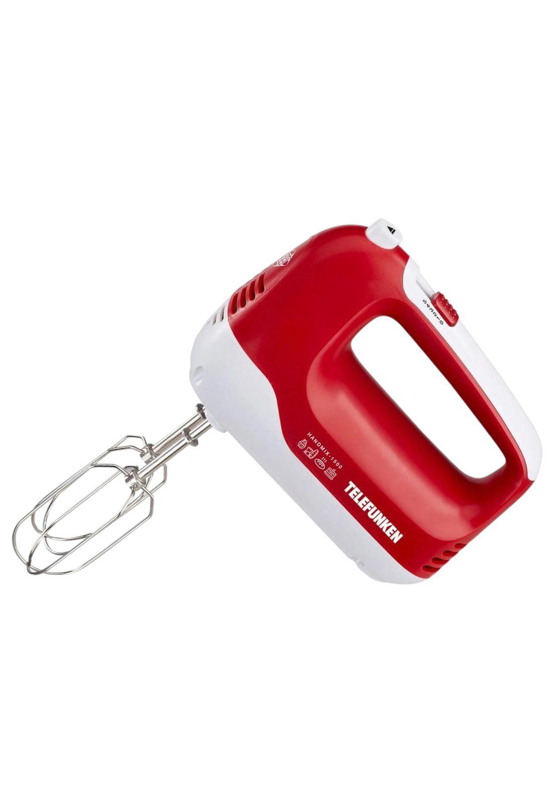 Batidora de Mano Telefunken 300W  de 5 Velocidades HANDMIX-1500 SEC-2