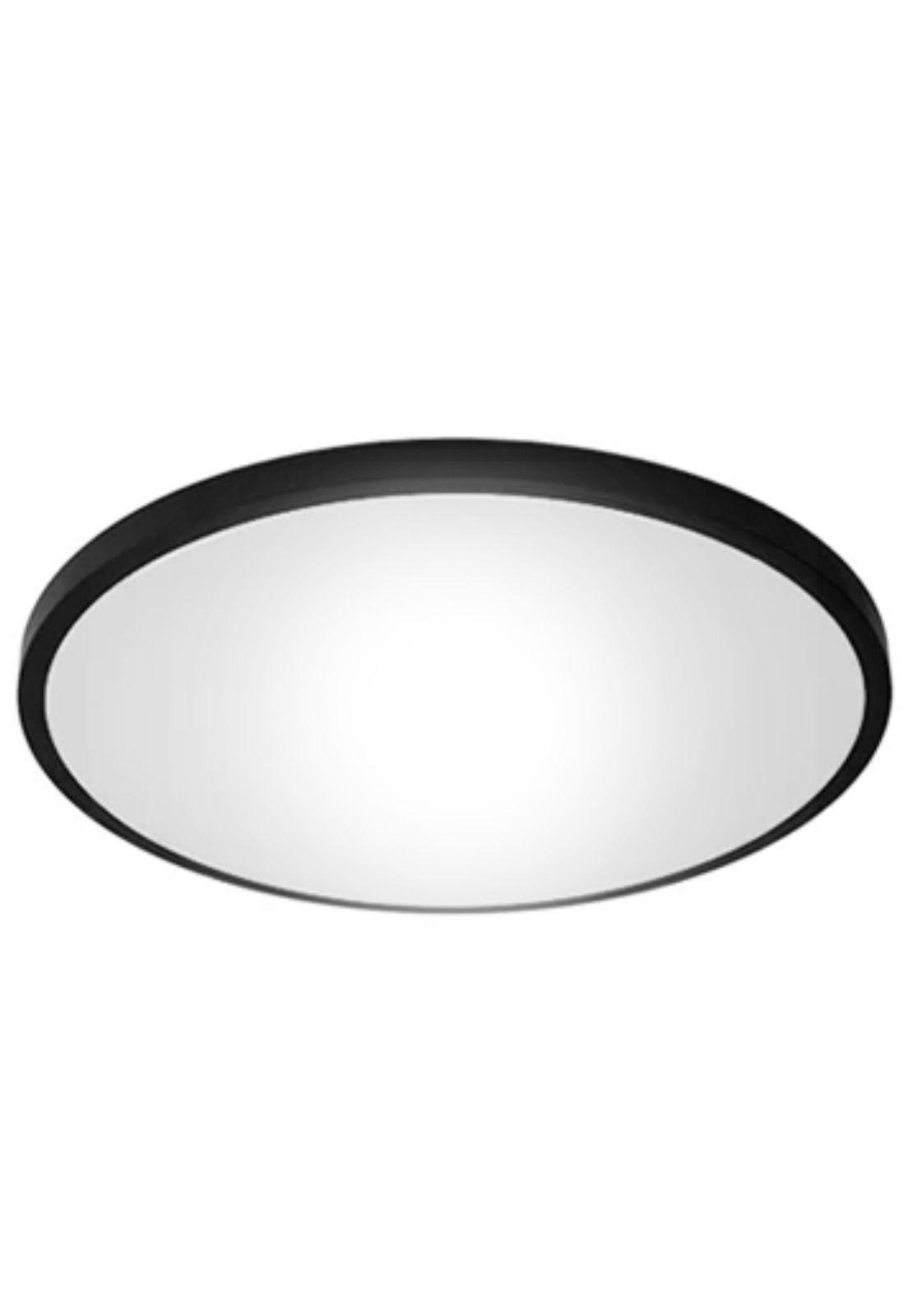 Plafón LED Sobrepuesto 30W/30CM/2400LM/6500°K Negro Elegant-2