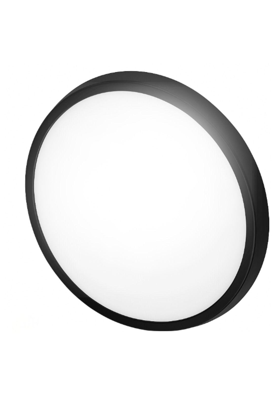 Plafón LED Sobrepuesto 30W/30CM/2400LM/6500°K Negro Elegant-3