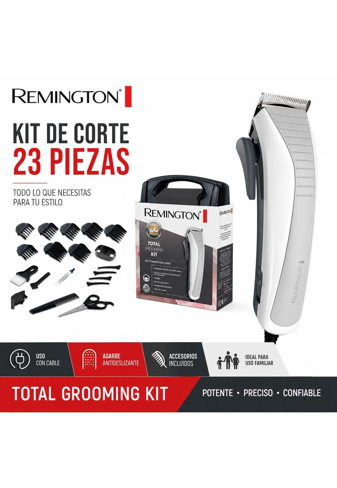Cortadora De Cabello Remington HC06A KIT 23Pcs + Maleta-7