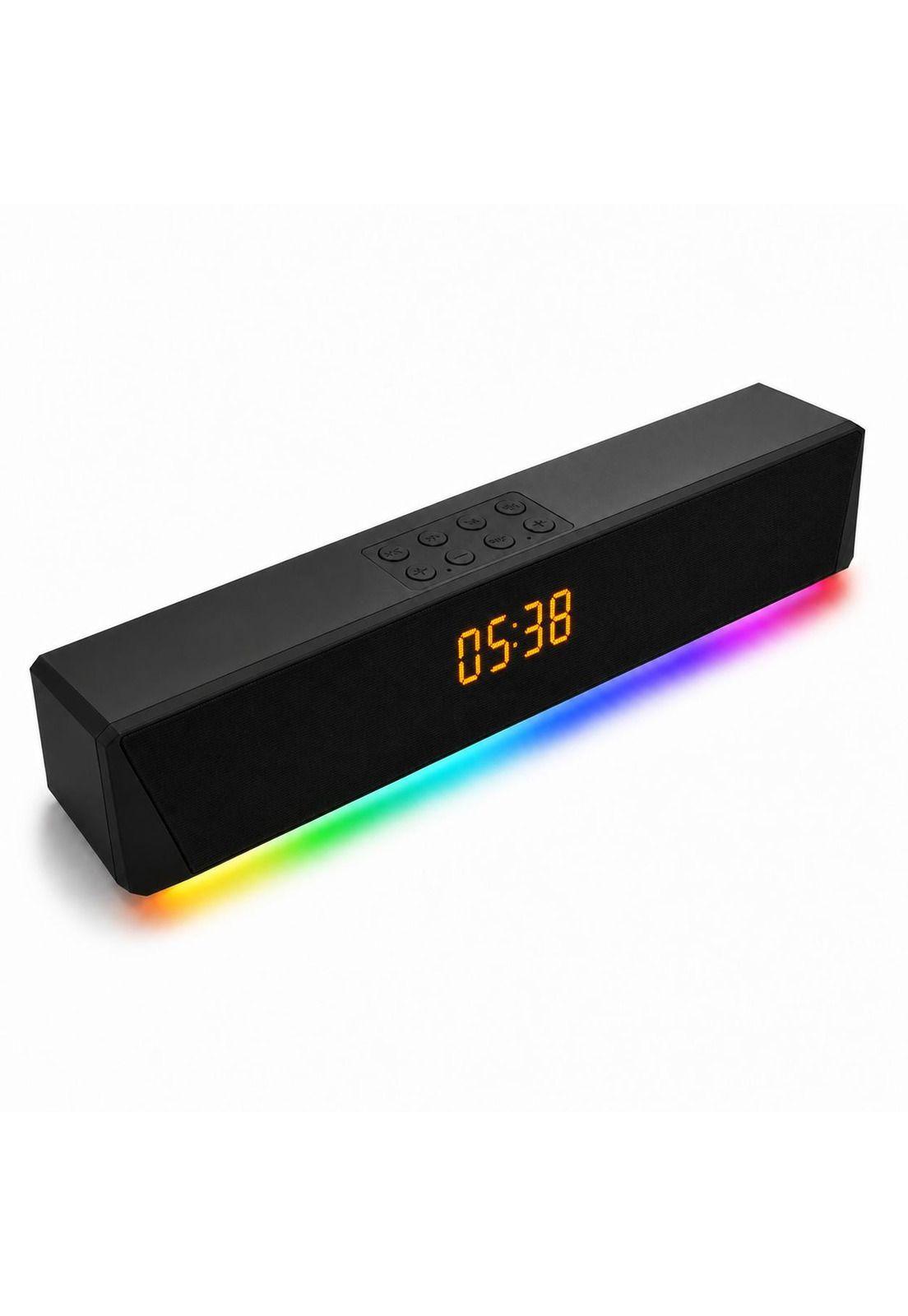 Barra de Sonido Inalámbrica Bluetooth RGB Recargable-2