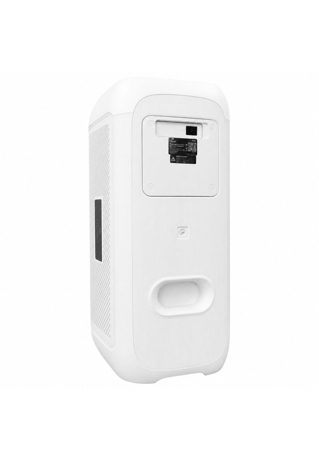 Parlante Karaoke 6" Flaming Party Bass White MicWireless 45W-5
