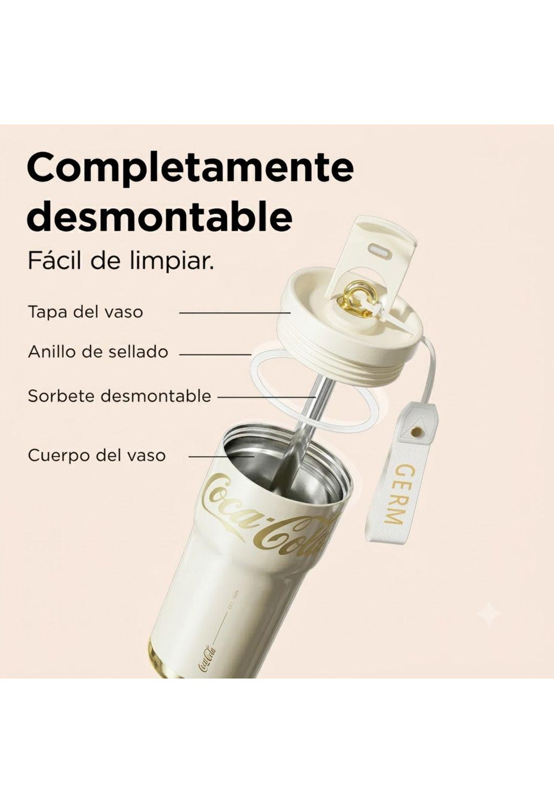 Vaso Mug Térmico GERM Coca-Cola White Inoxidable 700 ML-3