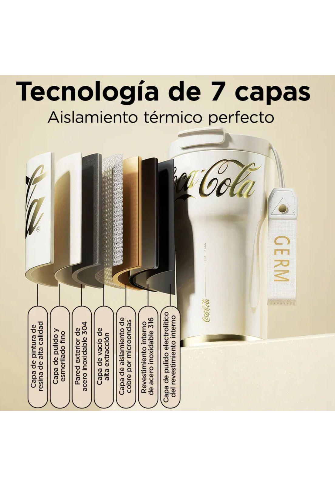 Vaso Mug Térmico GERM Coca-Cola White Inoxidable 700 ML-5