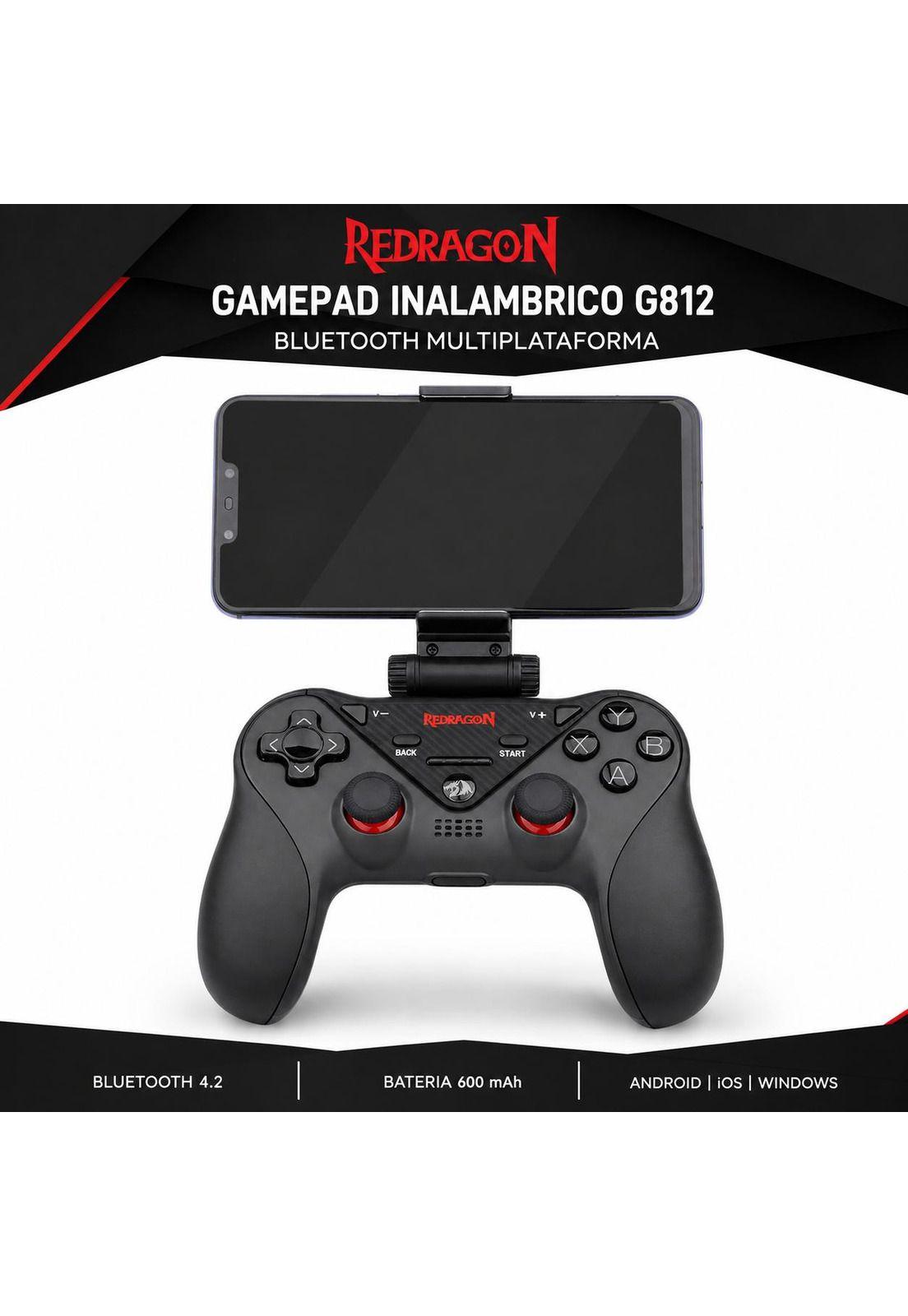 Gamepad Inalámbrico Redragon G812 Bluetooth Multiplataformas-7