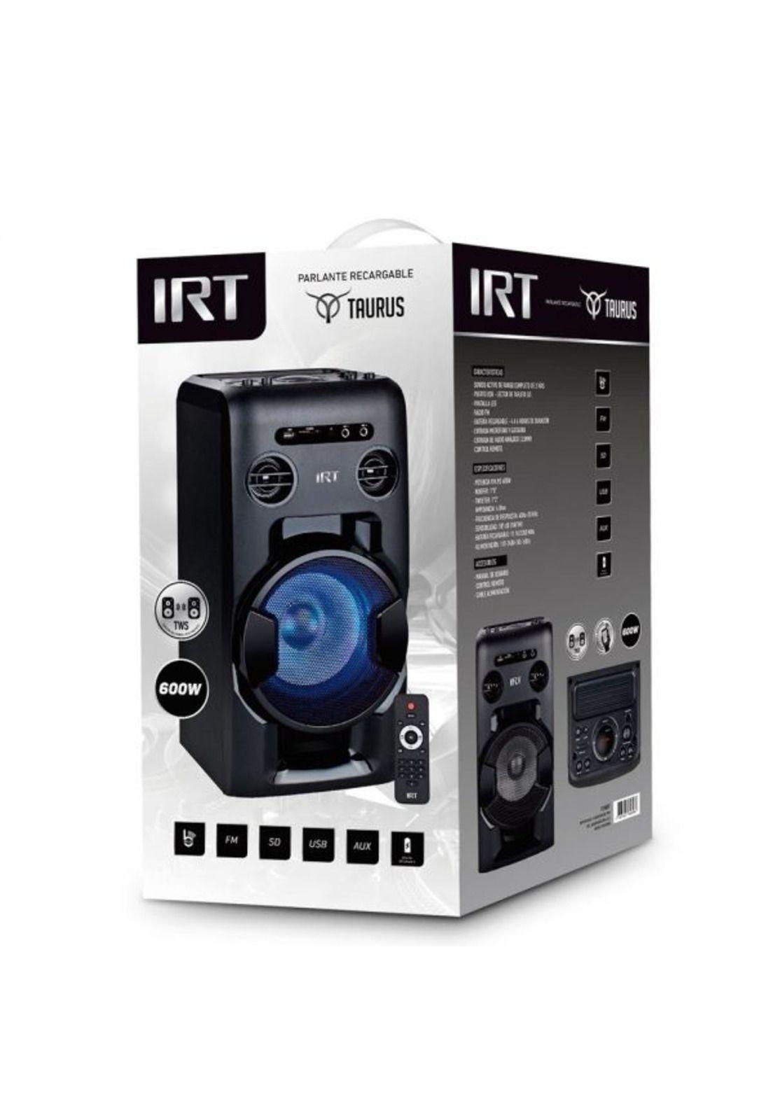 Parlante Portatil IRT Taurus Pro TWS Retro Iluminado 25W RMS-3