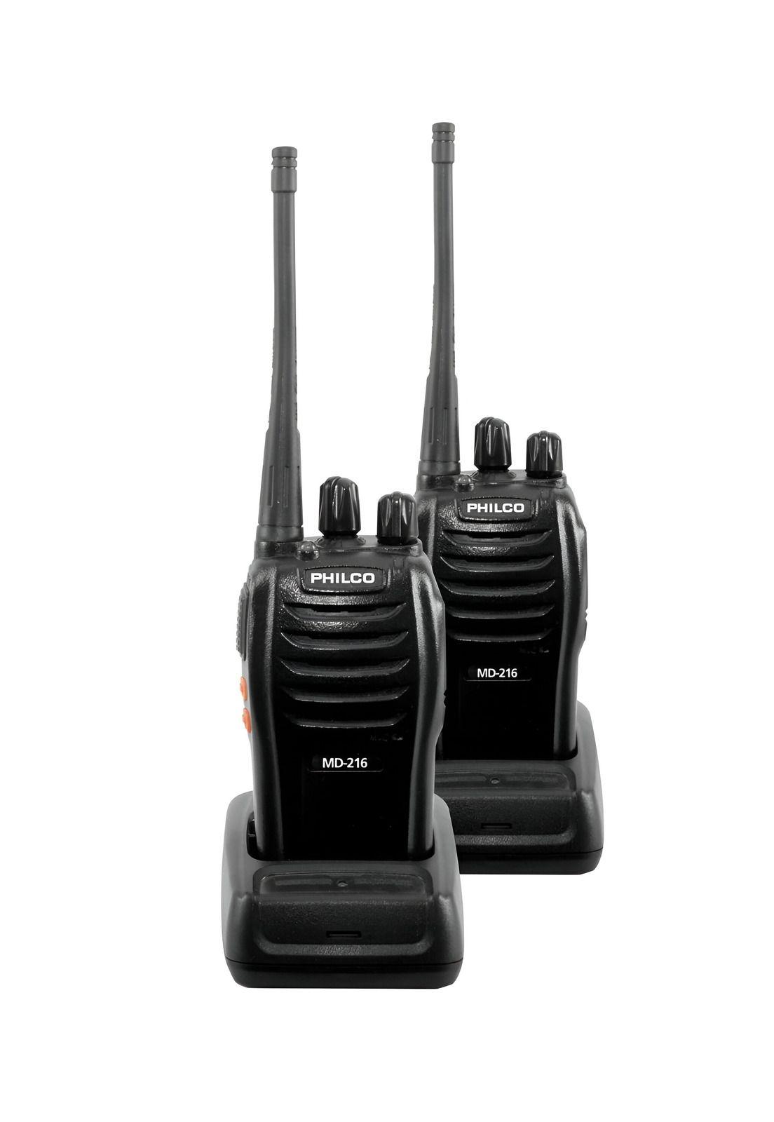 KIT de 2 Radio Transmisores Philco Walkie Talkie 16KM MD-216-0