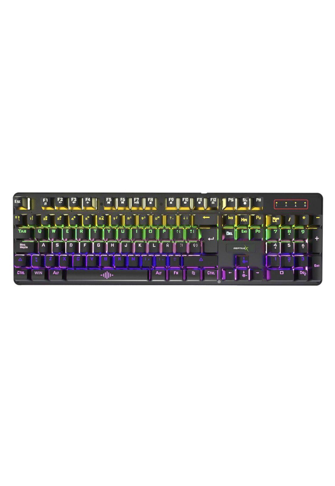 Teclado Mecanico Reptilex FULL RGB  para PC PS X-BOX RX-0018-0