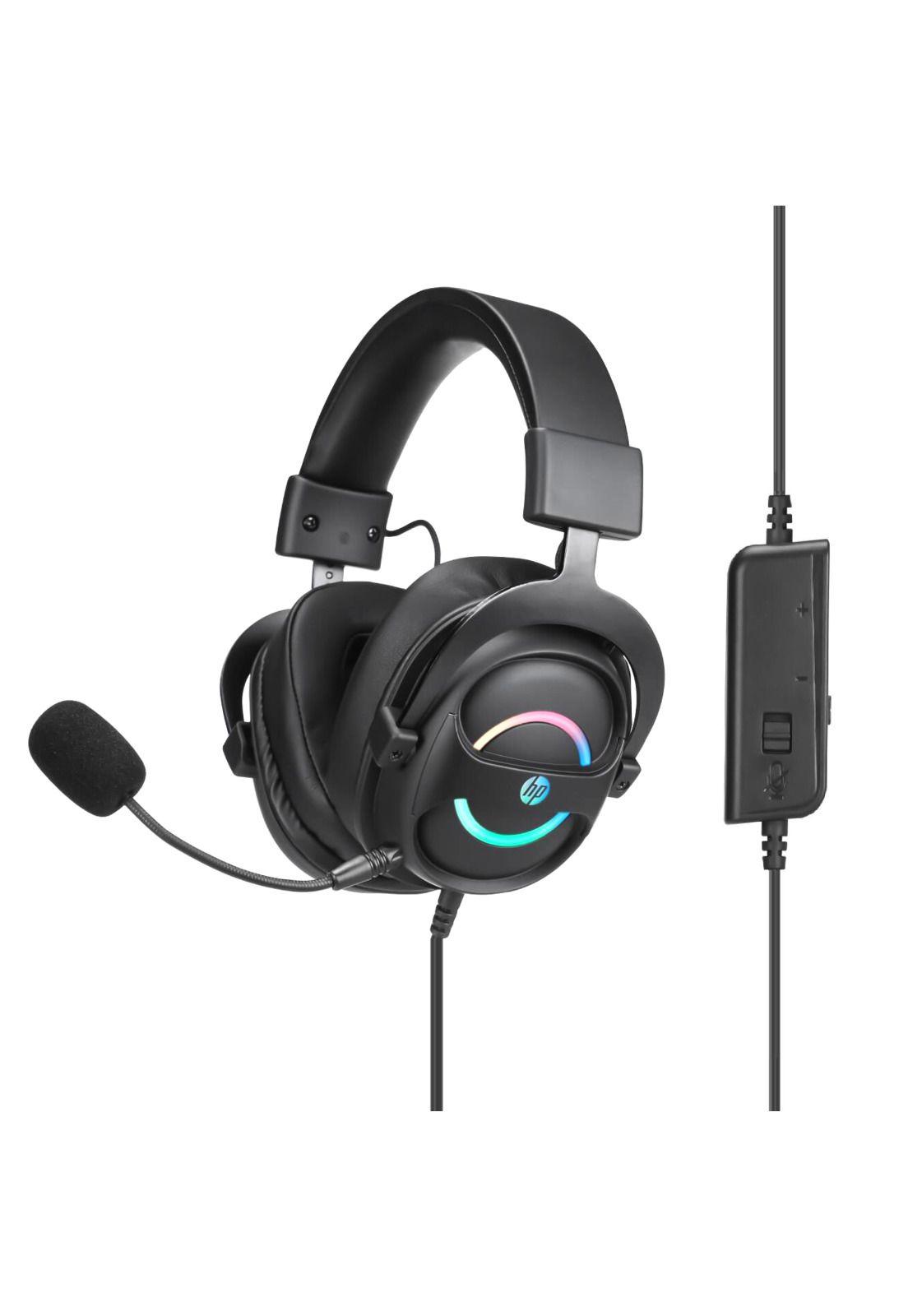 Audífonos Gamer USB HP DHE-8006 Audio 7.1 + Iluminación RGB-0