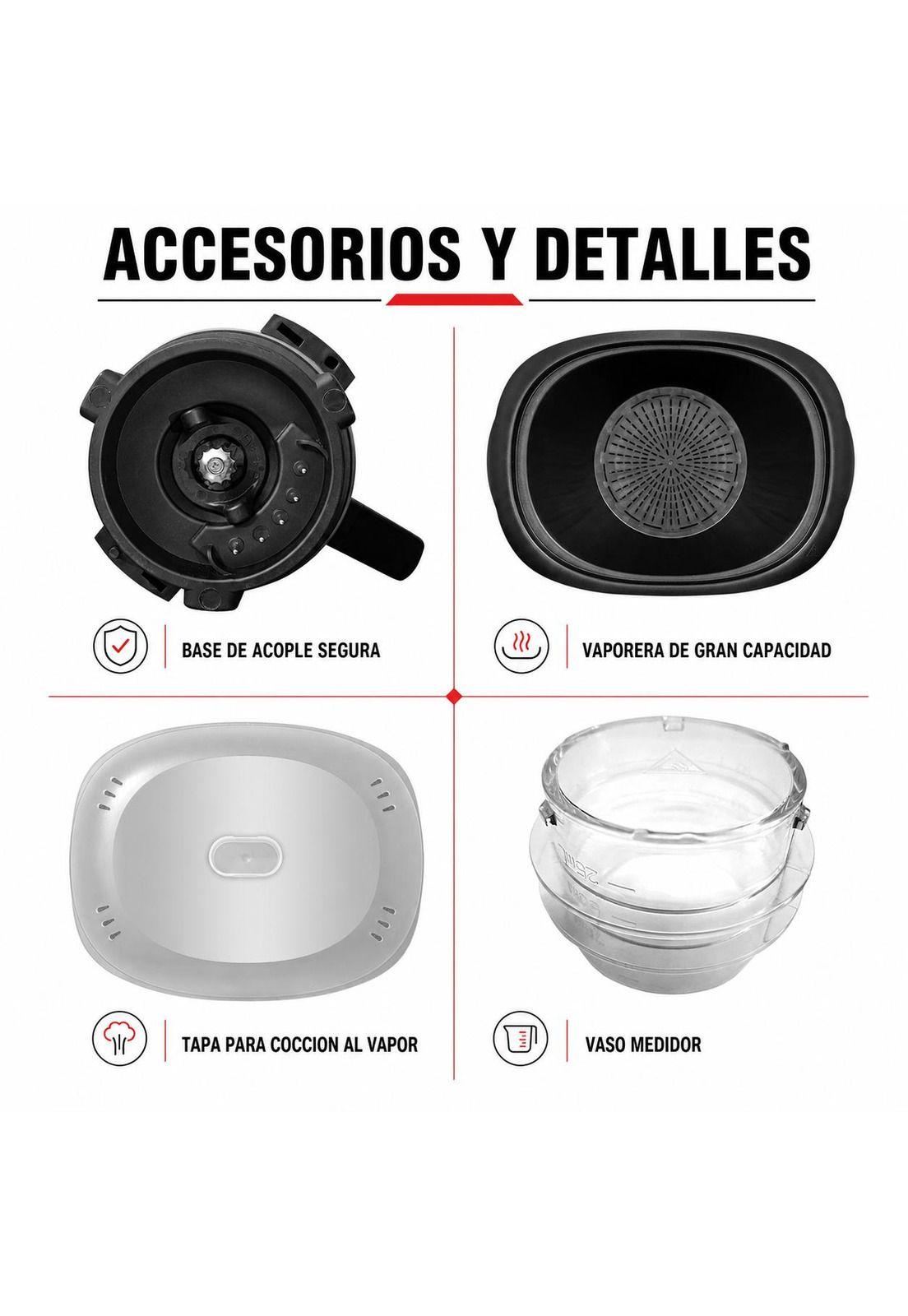 Robot de Cocina Touchscreen TELEFUNKEN CHEF WIFI 1300W 3.5L-8