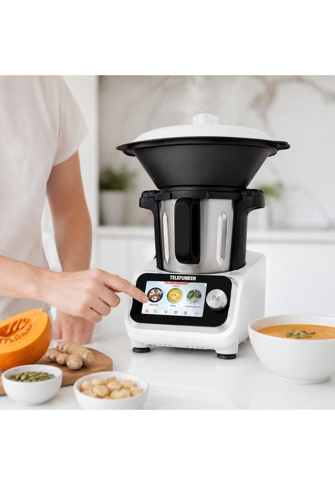 Robot de Cocina Touchscreen TELEFUNKEN CHEF WIFI 1300W 3.5L-9