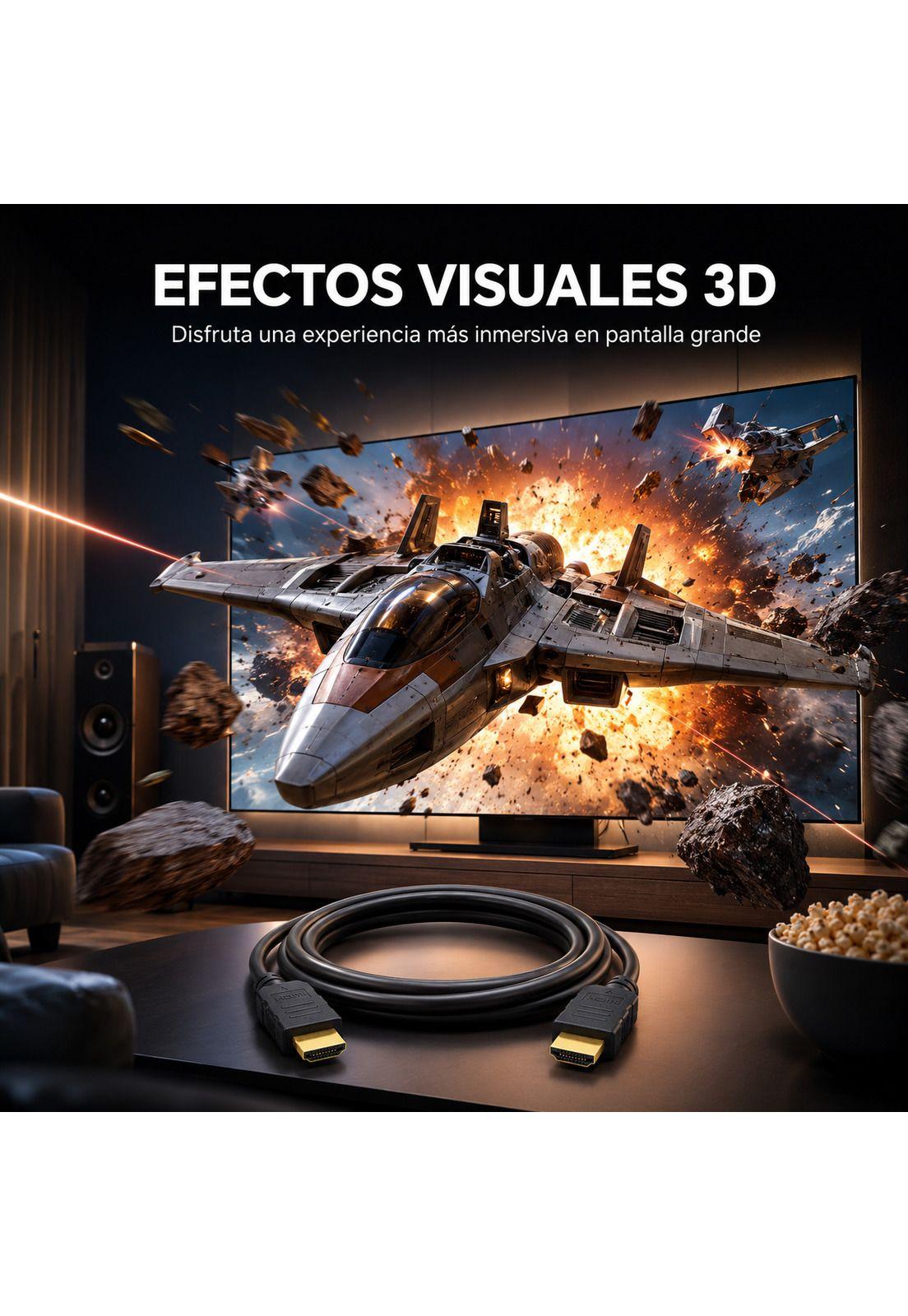 Cable HDMI 4K 1.8M Ultra HD Versión 2.0 3D HDTV Ulink 150163-5