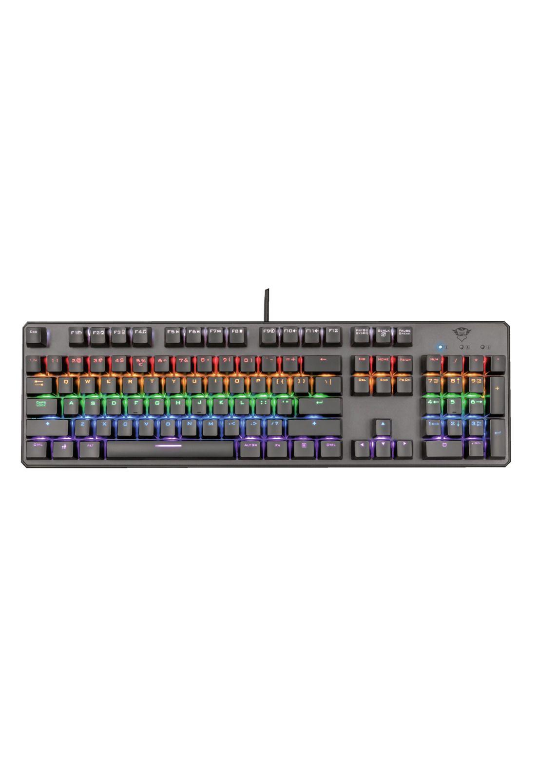Teclado Mecanico Profesional Trust Asta Gxt 865 Multiplataformas-2