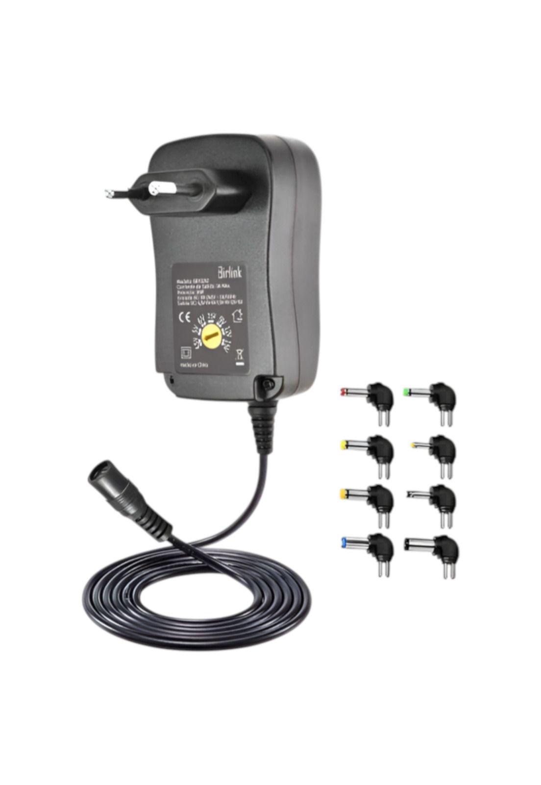 Transformador Universal de 12V / 1A / 12W con 8 Conectores-2