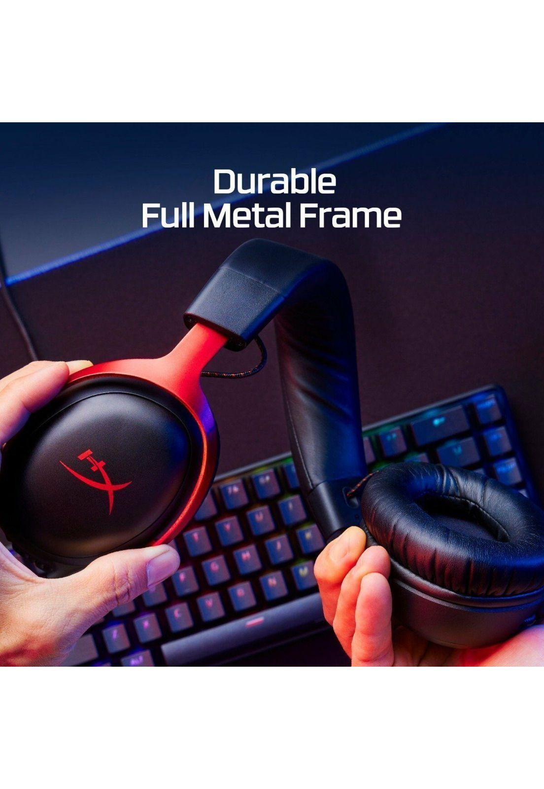 Audífonos HyperX Cloud III USB Comfort Multiplataformas RED-3