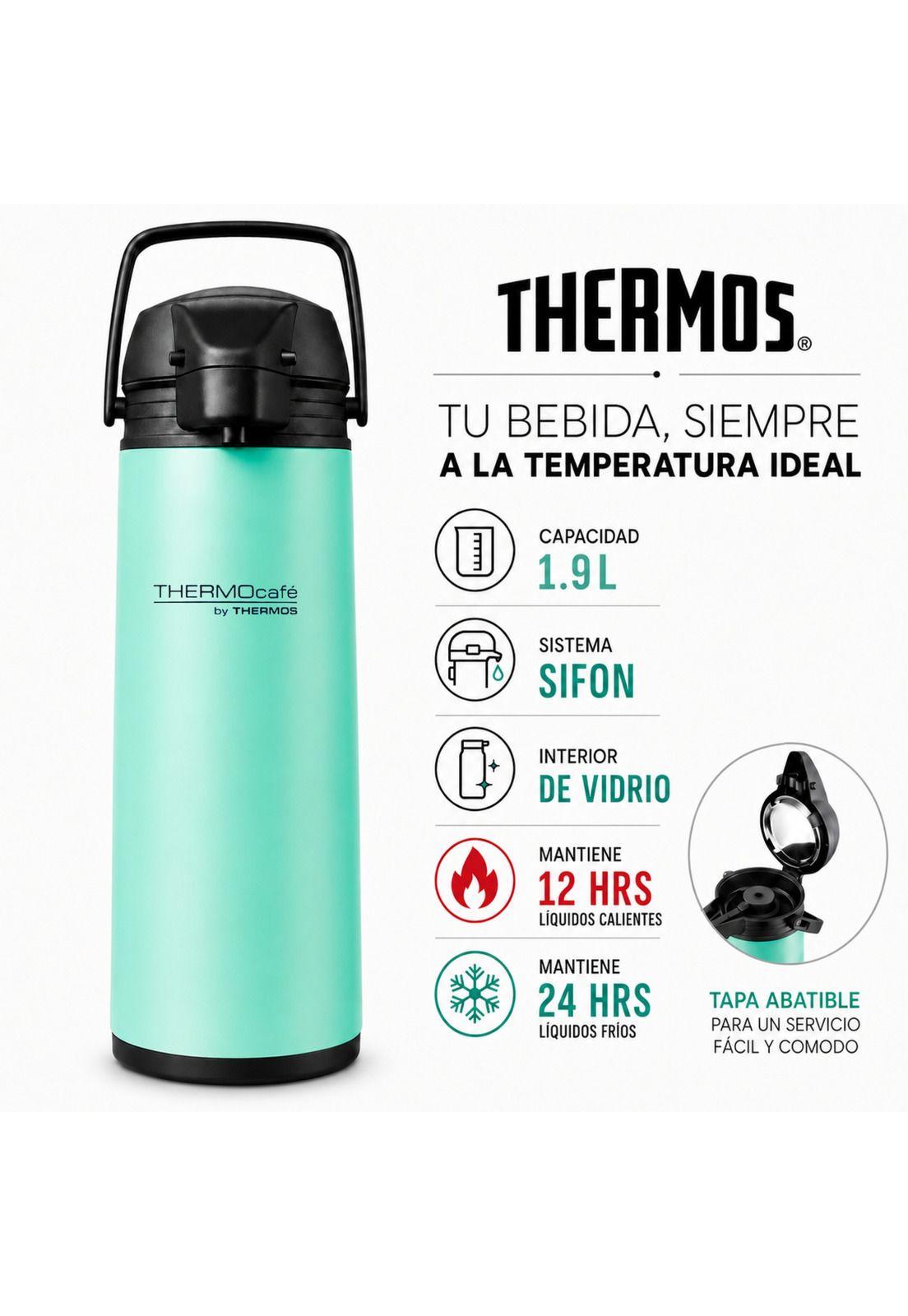 Termo Sifón de Líquidos Jado 1.9L Thermos 12H HOT & 24H Cold  VERDE-7
