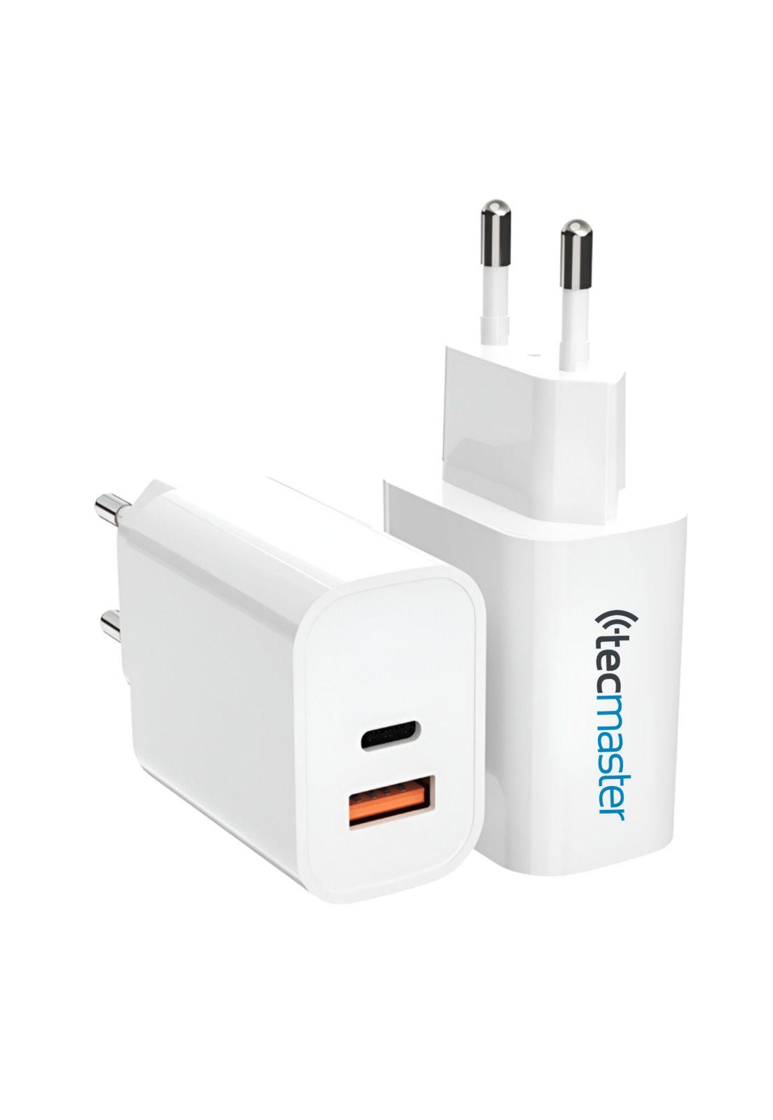 Cargador USB-C Power Delivery 20W + USB Quick Charge 3.0 20W-5