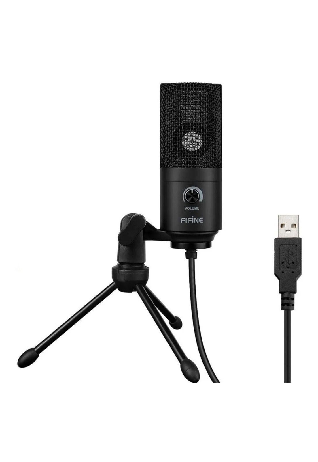 Micrófono Condensador USB Multiplataformas Fifine K669BK Pro-4