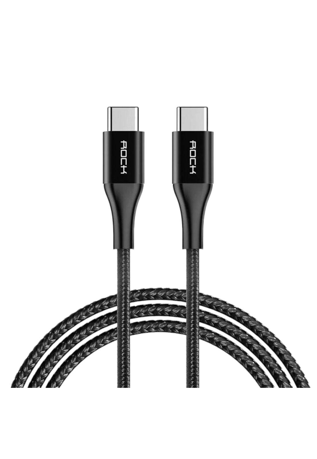 Cable De Datos Type-C a Type-C 3M Acordonado High Power 3A-0