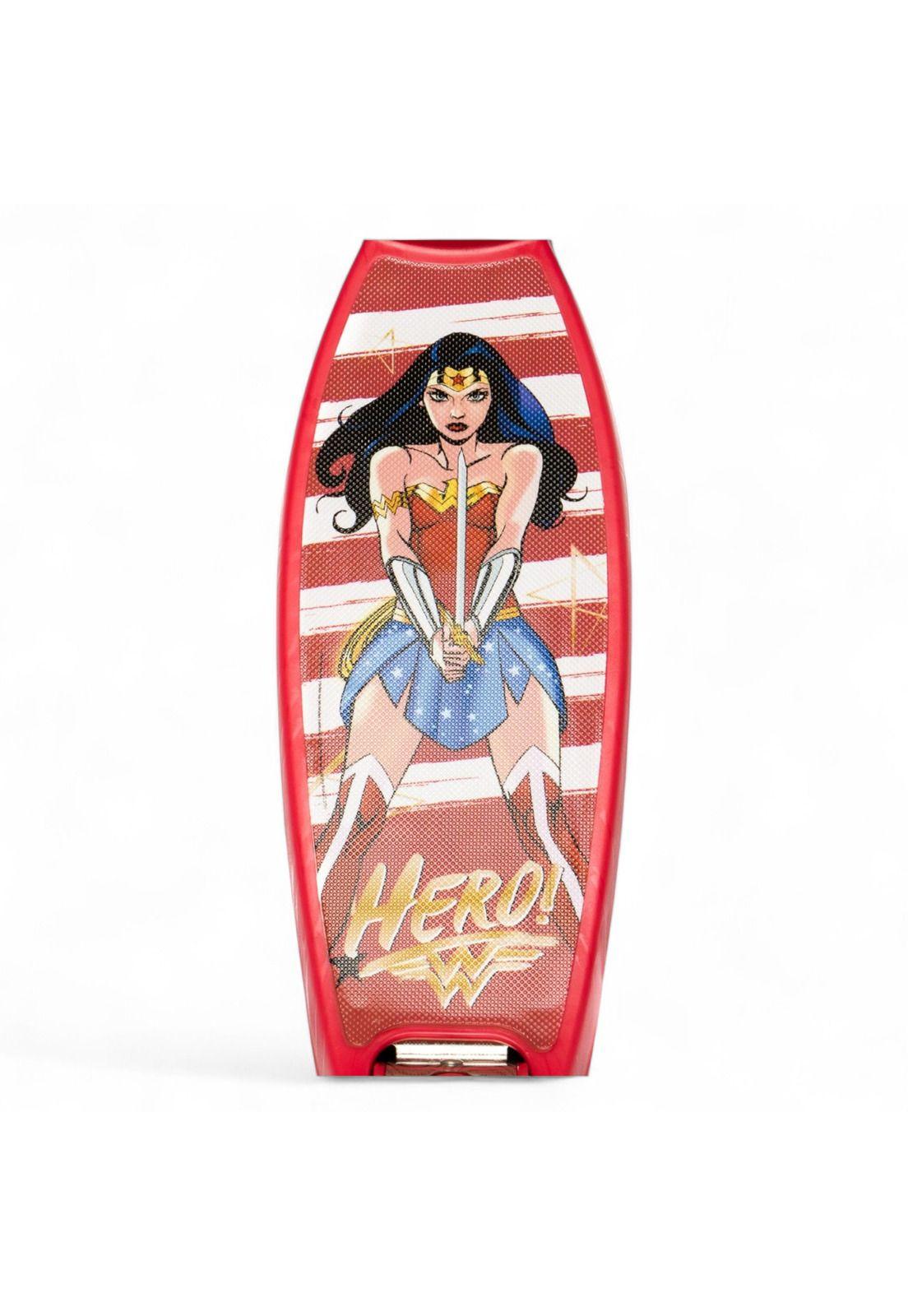 Scooter Infantil Reforzado Mujer Maravilla DC Comics 4 Rueda-2