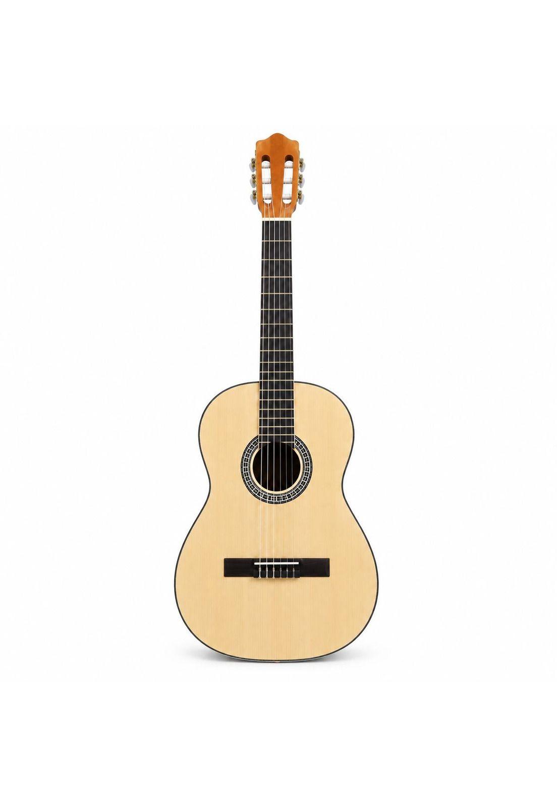 Guitarra Electroacústica Sevillana 39” Natural Estandar Con Alma Ajustable y Funda 8941-1