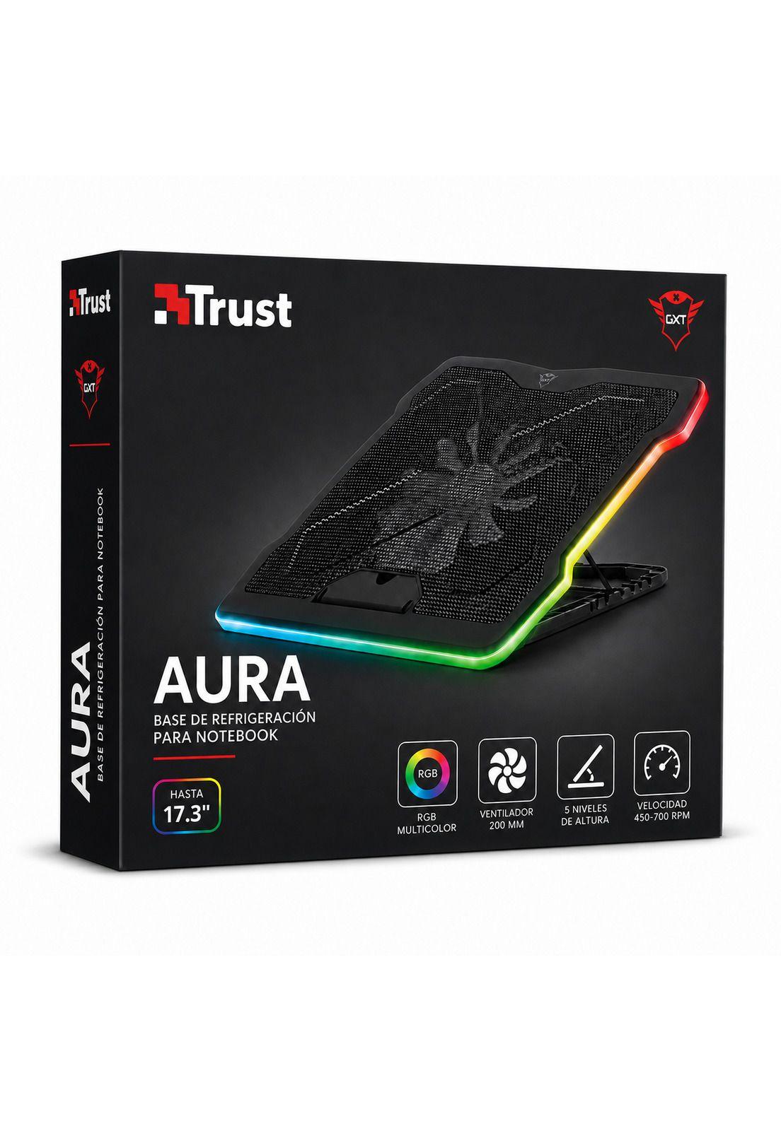 Ventilador para Notebook Trust GXT Aura RGB 17.3” Ajustable-6