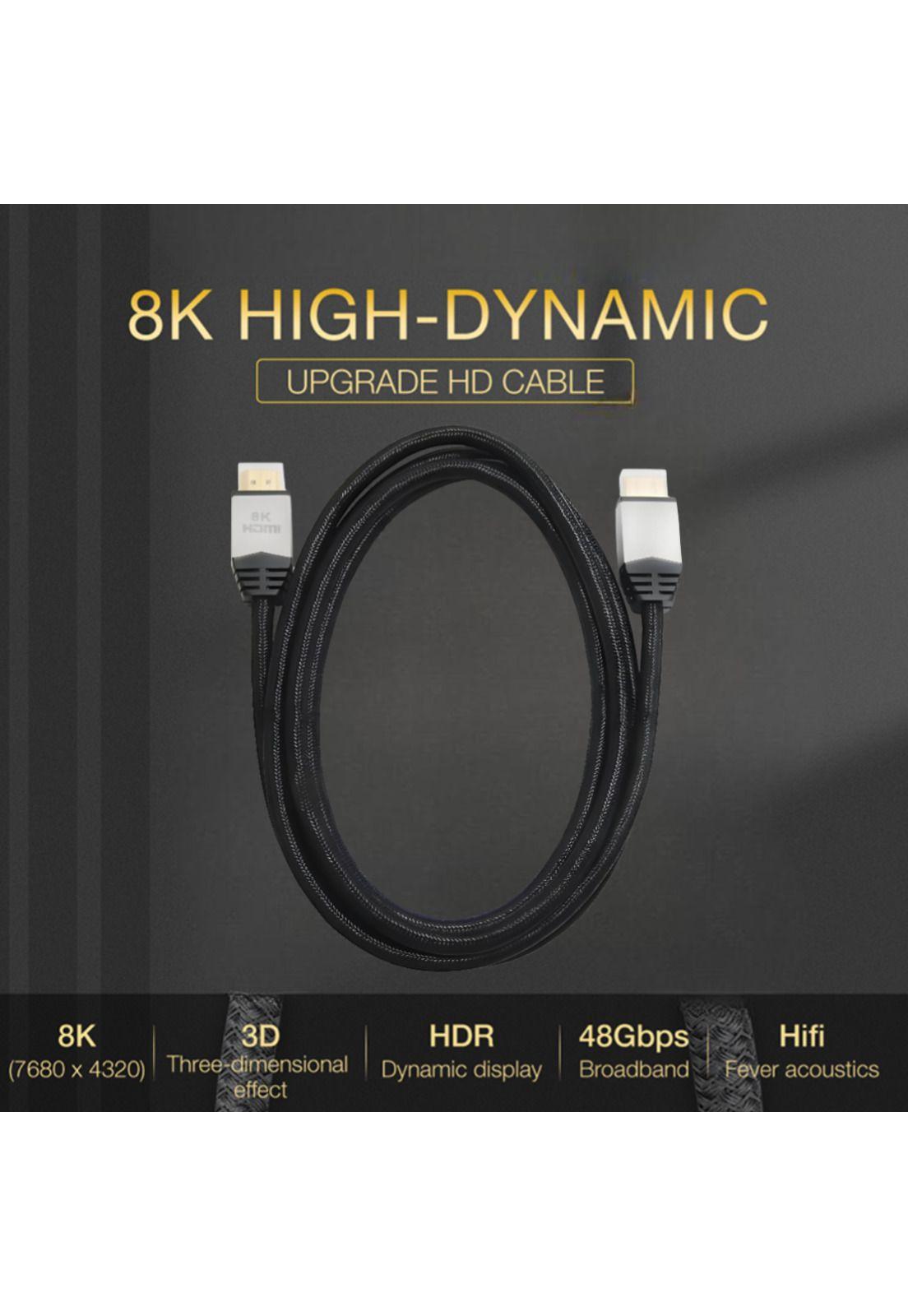 Cable HDMI Profesional V 2.1 para 8K / 48 Gbps / 2 Metros-7