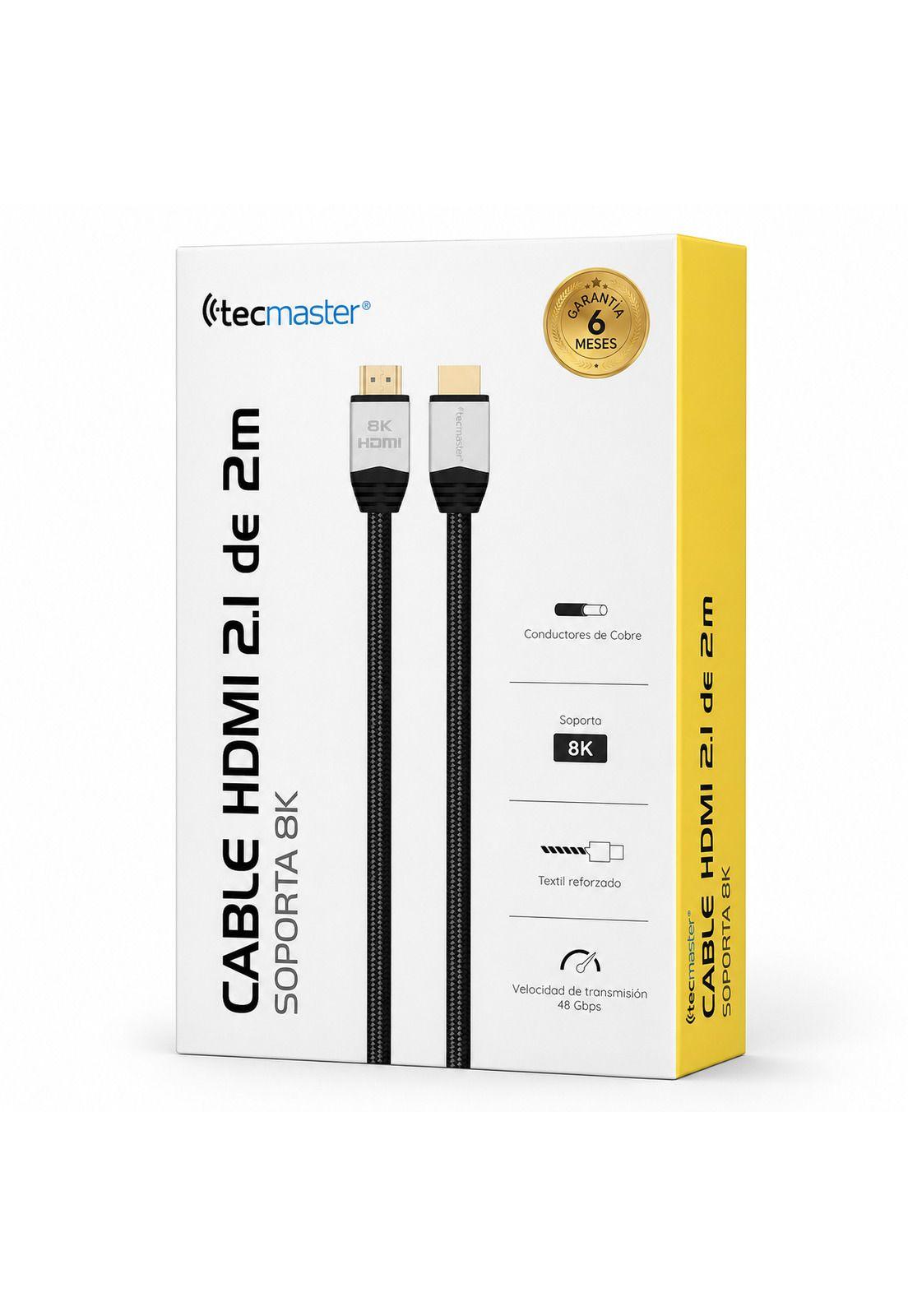Cable HDMI Profesional V 2.1 UHD 8K/ 4K / 48 Gbps / 2 Metros-7