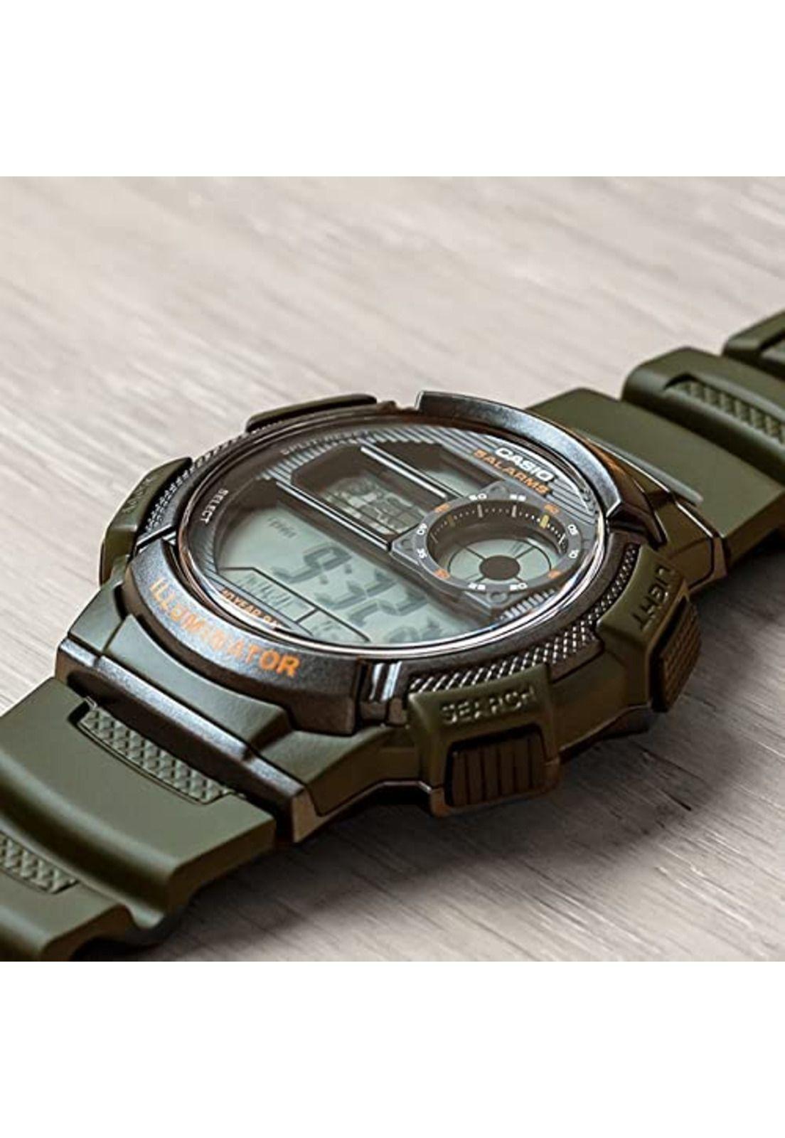 Reloj de Hombre Casio Musgo AE-1000W-3AVDF Classic Style-3