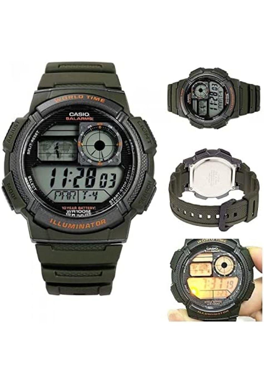 Reloj de Hombre Casio Musgo AE-1000W-3AVDF Classic Style-4