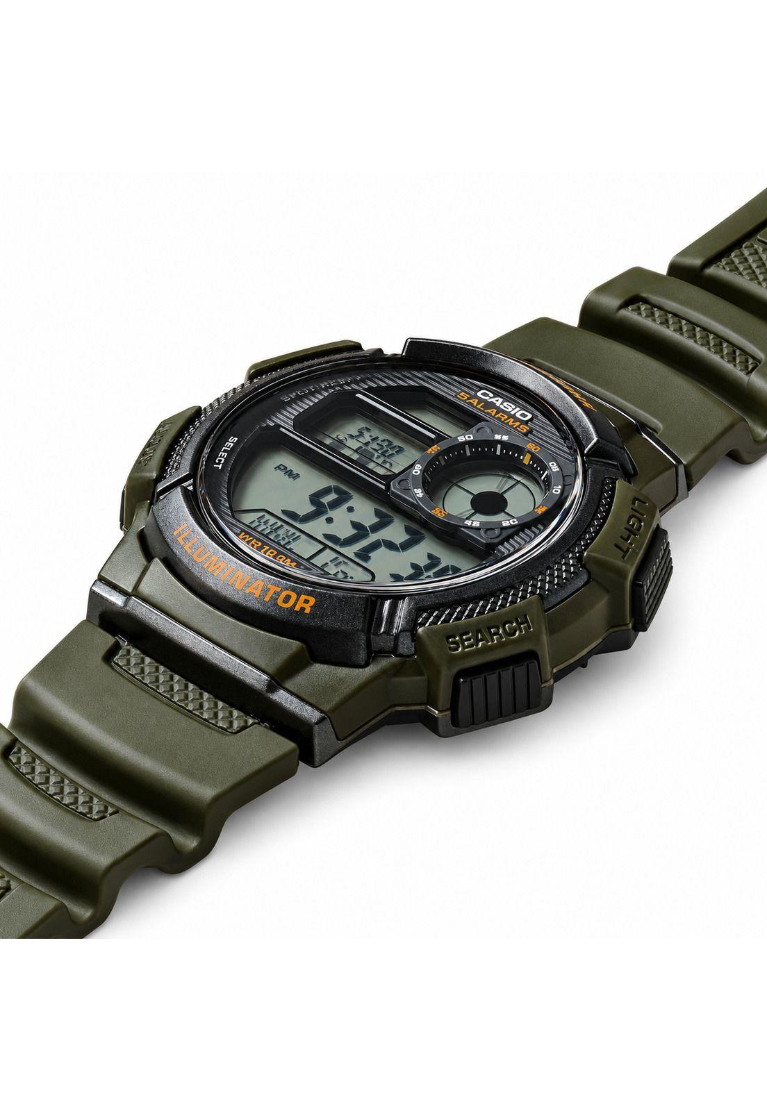 Reloj de Hombre Casio Musgo AE-1000W-3AVDF Classic Style-1