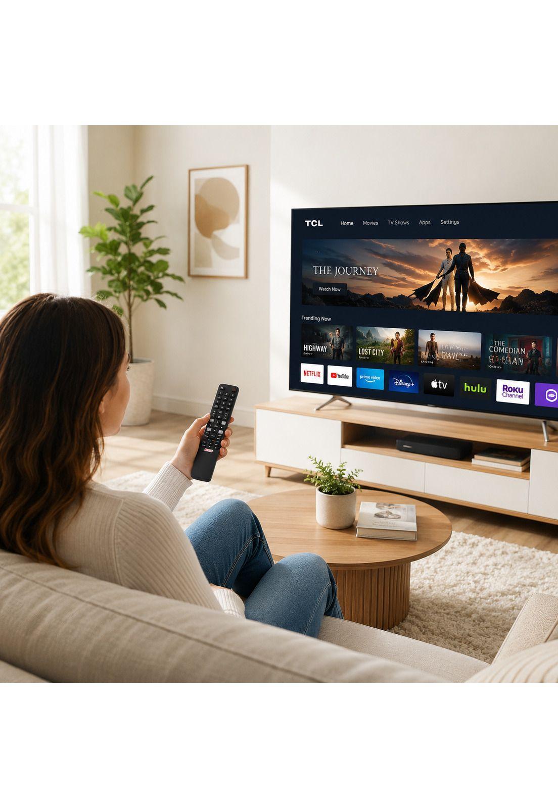 Control Remoto para TCL Smart TV IA Ultima Generación TV25-7