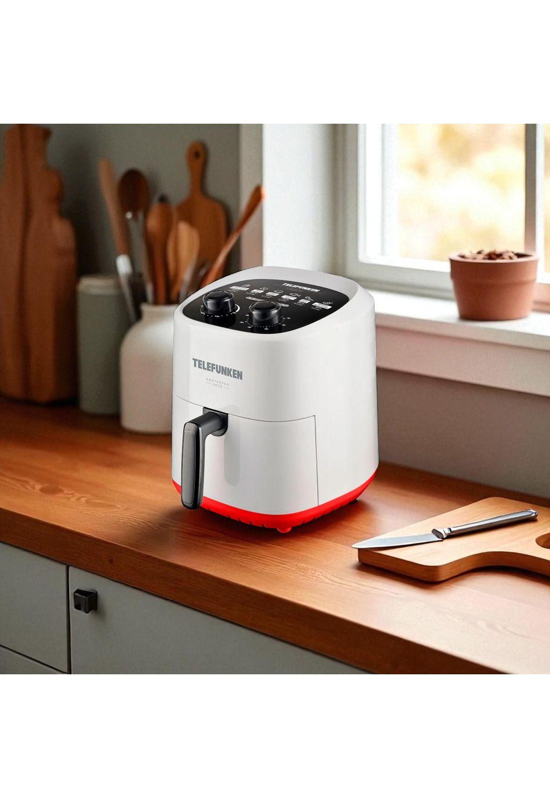 Freidora de Aire  TELEFUNKEN 1400w EasyFryer 3.6 LT 200° Max-7