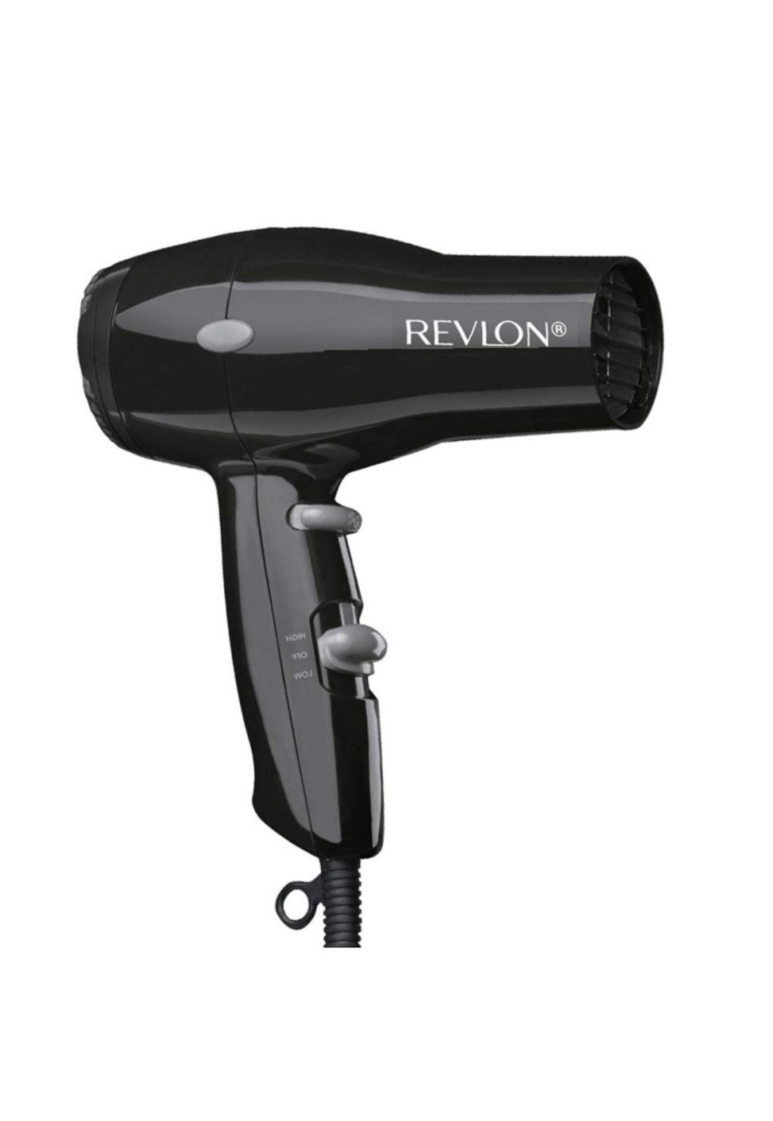 Secador de Cabello para Viajes Revlon DR5260 Negro ionizado-2