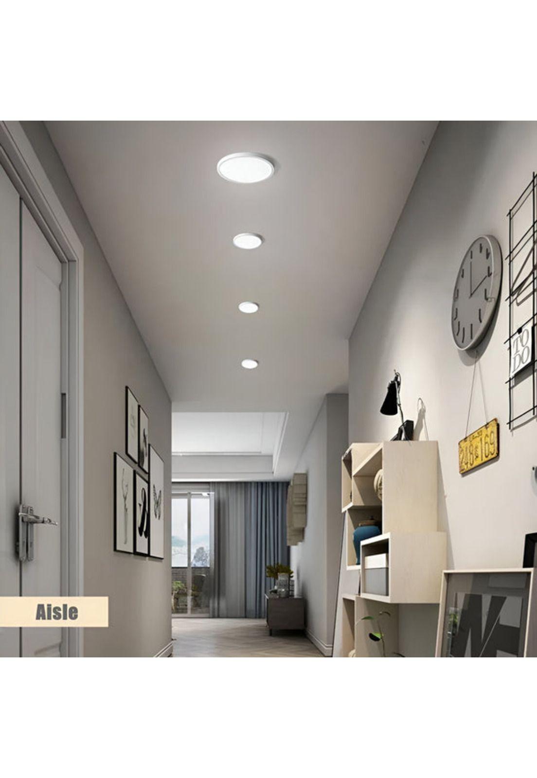 Plafón LED Sobrepuesto 63W/47CM/5040LM/6500°K Blanco Elegant-4