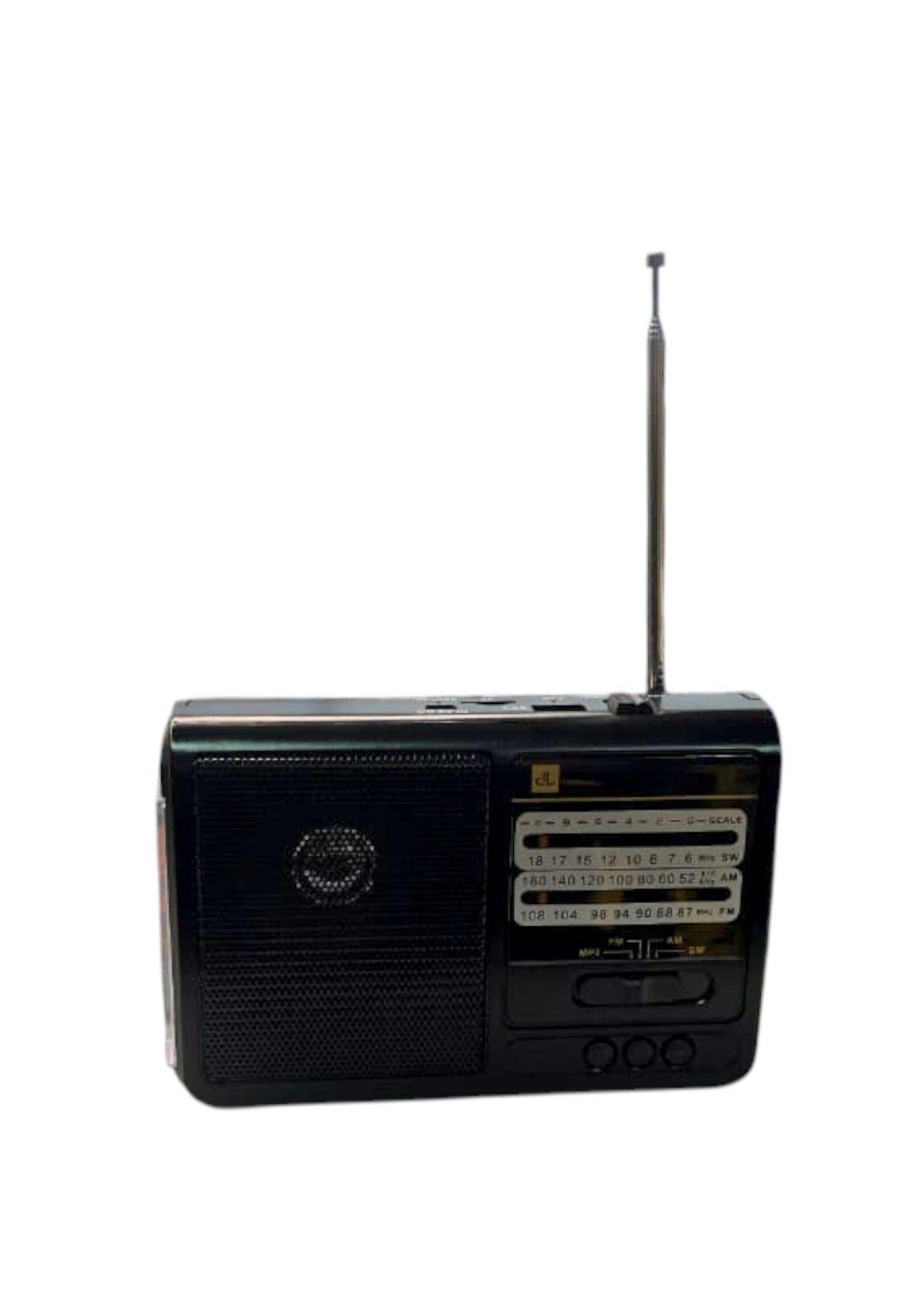 Radio Solar Recargable Multibanda AM/FM/ SW/MP3/SD/ Linterna-6