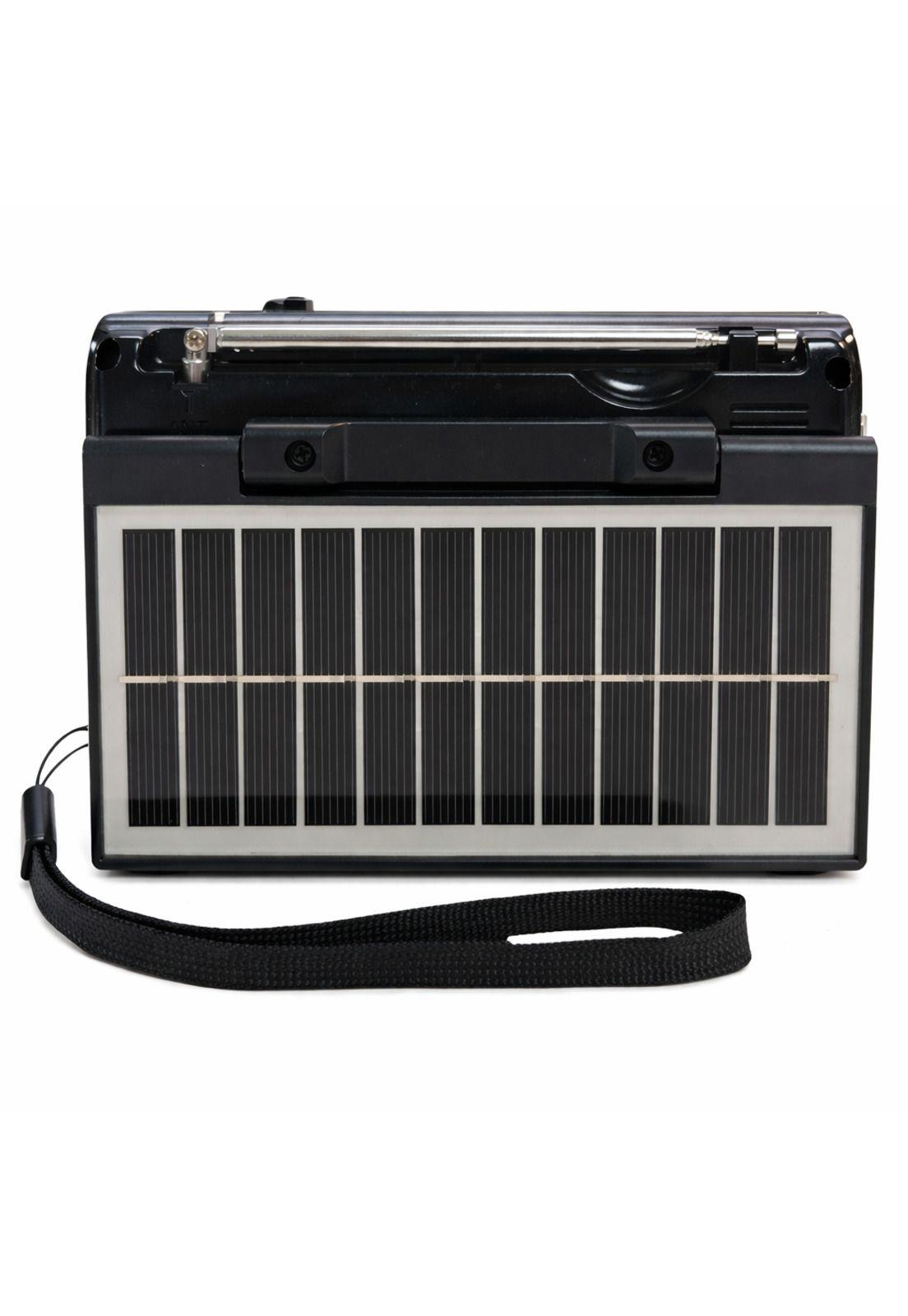 Radio Solar Recargable Multibanda AM/FM/ SW/MP3/SD/ Linterna-3