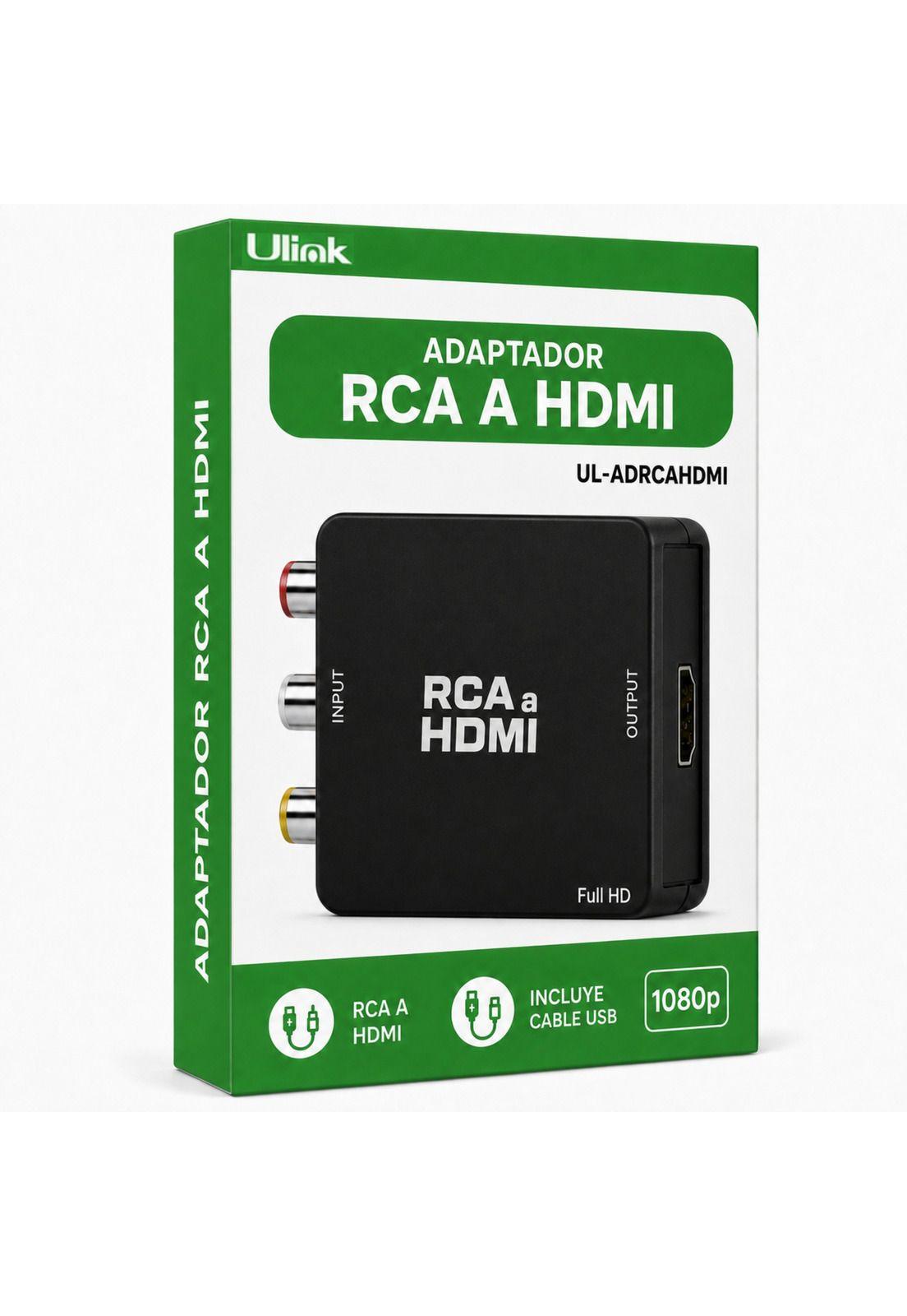 Conversor de Entrada RCA a Salida HDMI Full HD 1080p-0