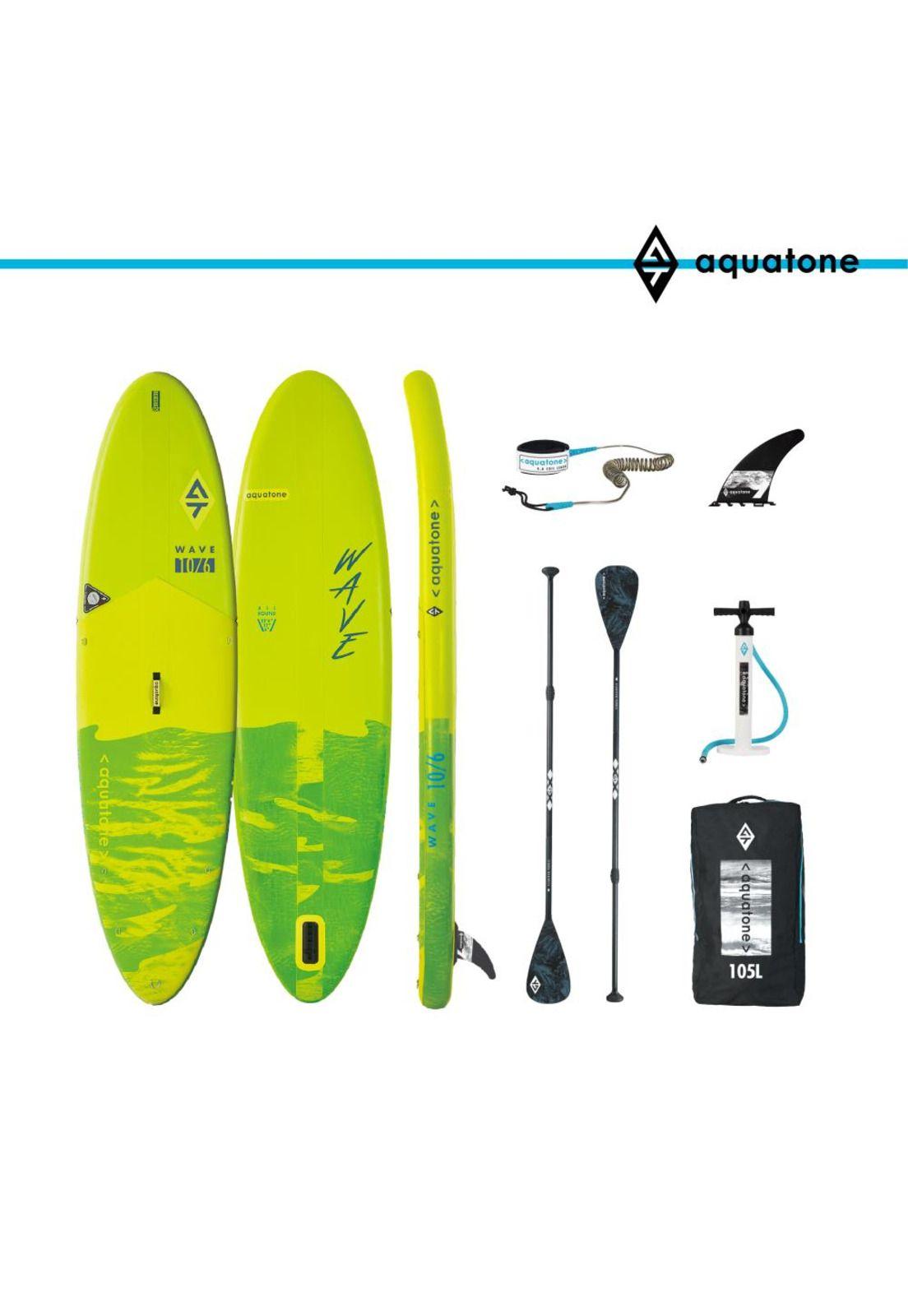 Tabla Stand Up Paddle Aquatone Wave 10,6" Round Sup FULL KIT-5