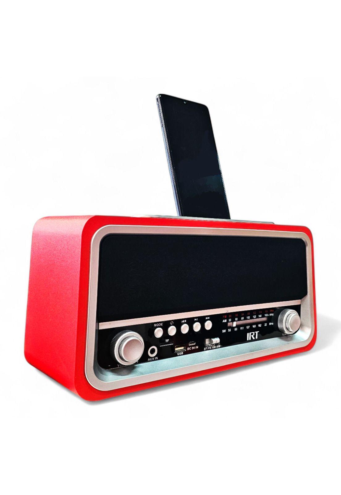 Radio Retro Vintage IRT Bluetooth /AM /FM Recargable RETRO06-0