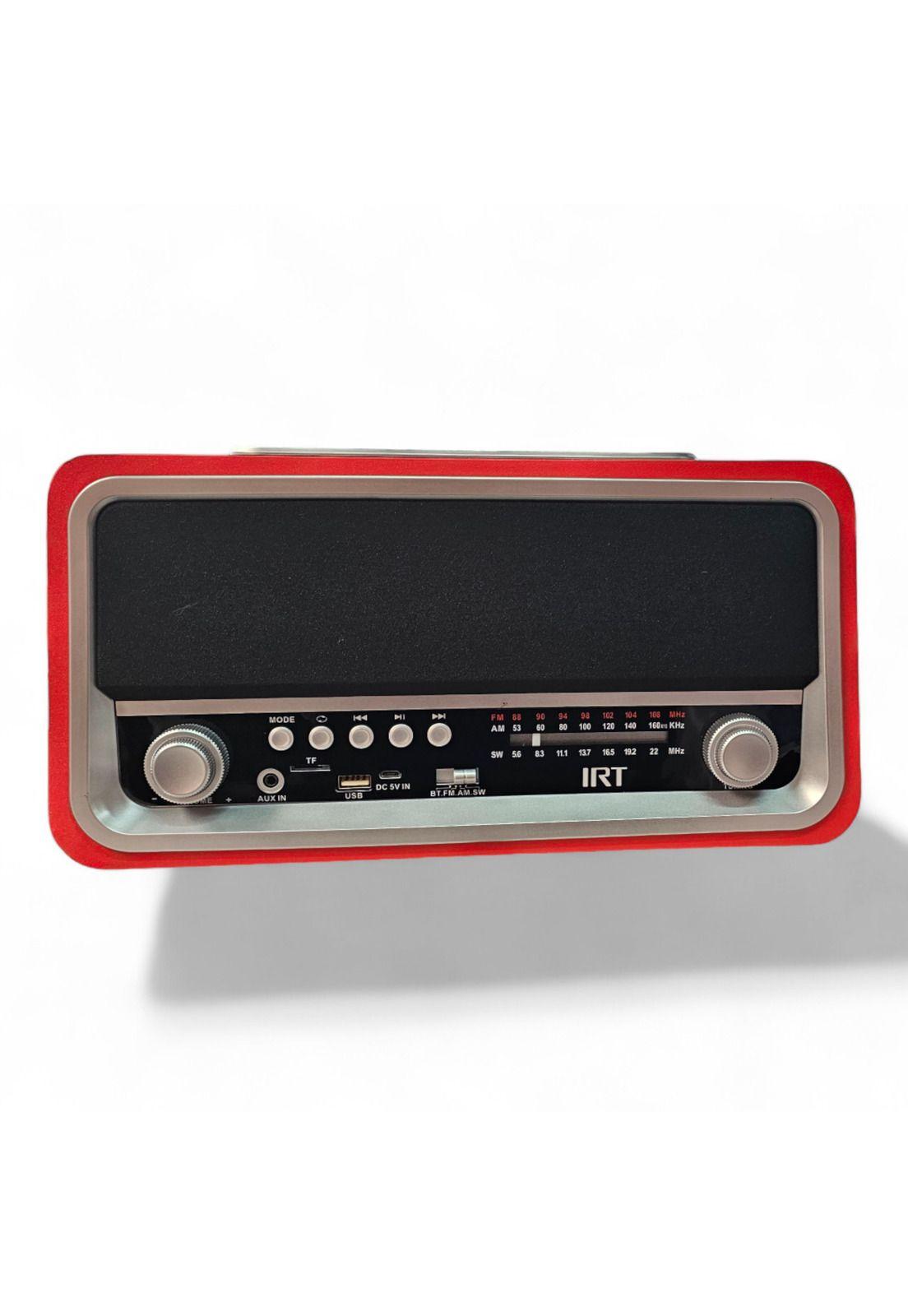 Radio Retro Vintage IRT Bluetooth /AM /FM Recargable RETRO06-5
