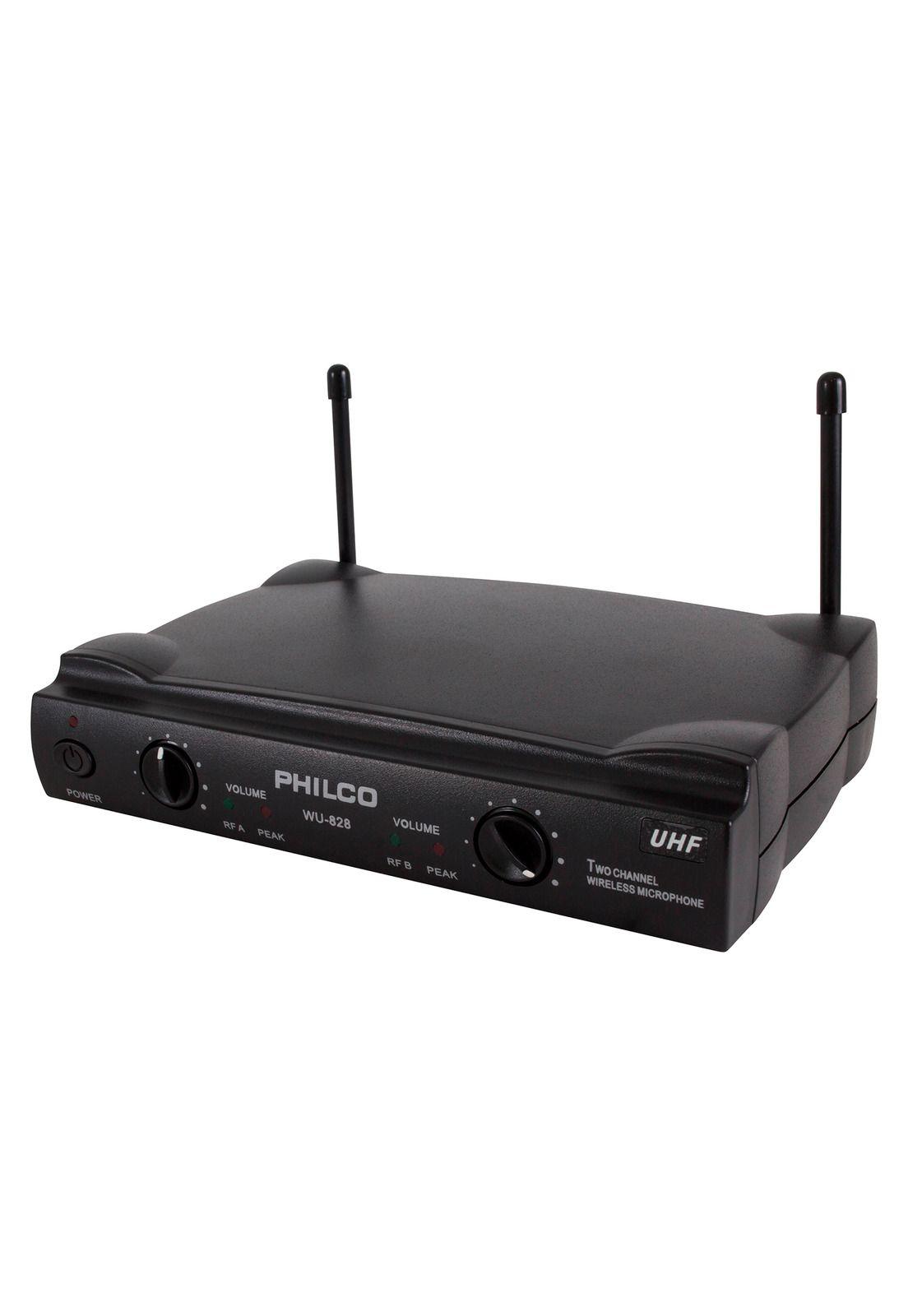 Kit de Micrófonos Inalámbricos UHF Profesionales WU-828 HD-4