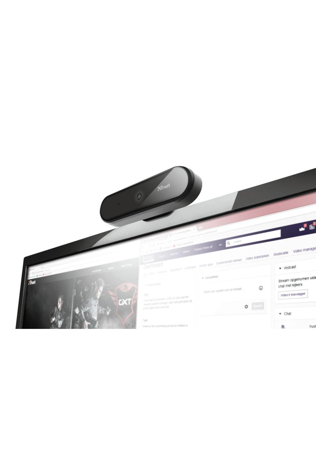 Webcam Profesional Full HD Trust Tyro con Mic y Auto Focus-9