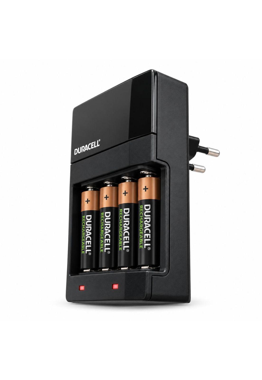 Cargador de Pilas Duracell  + 4 Baterías A A Recargables-0