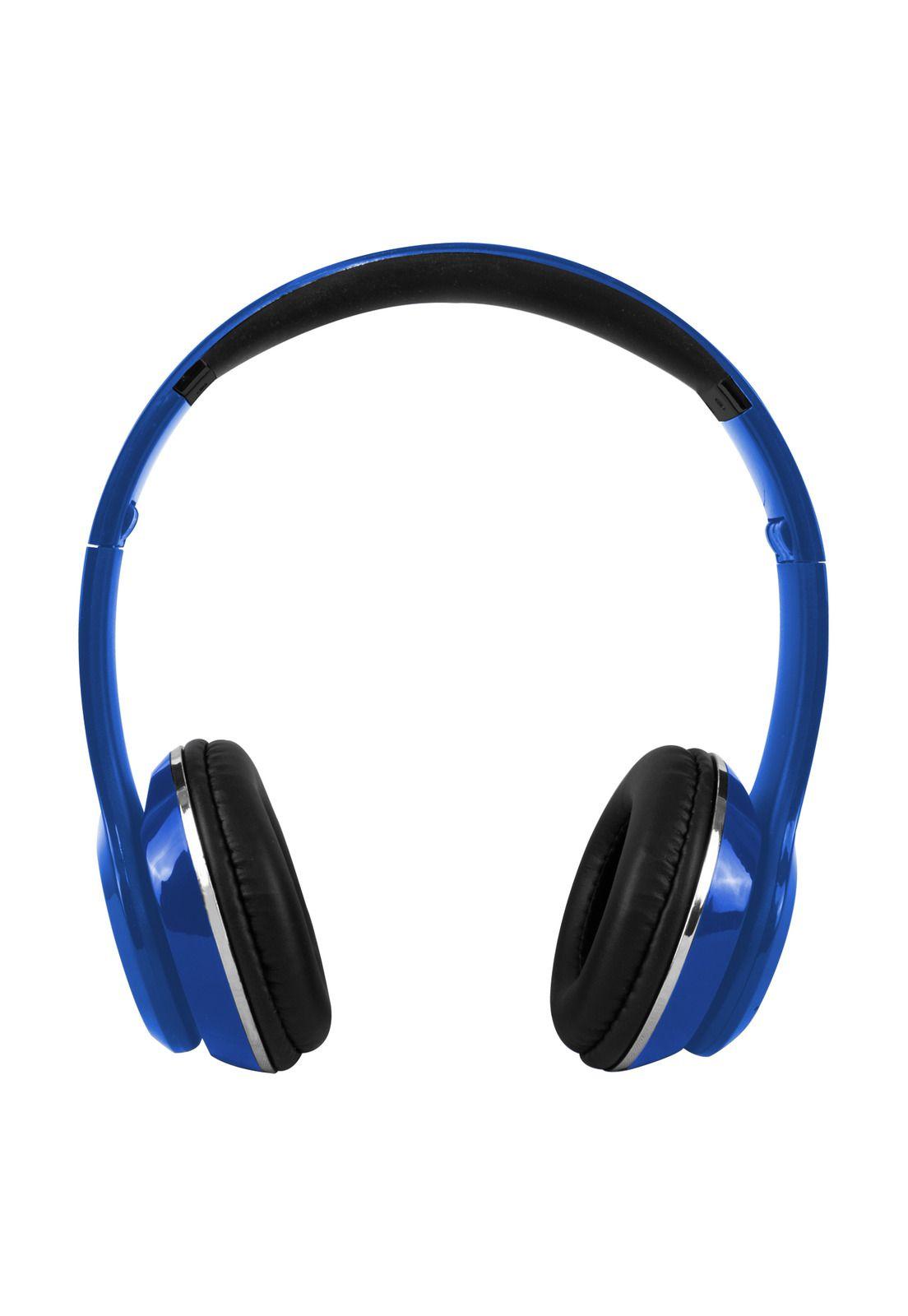 Audífono Bluetooth Plegable Radio FM/SD/ Monster 725 Azul-1