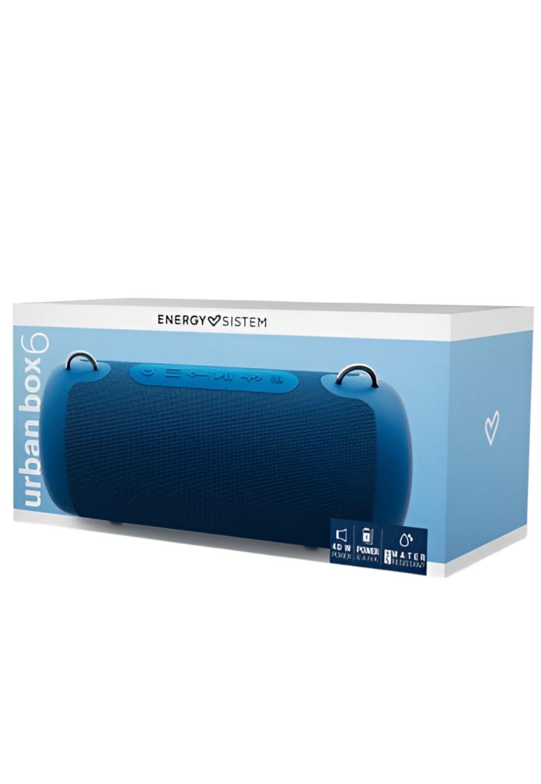 Parlante Bluetooth TWS  Energy Sistem Urban Box 6 Navy 40W/12Hrs-6