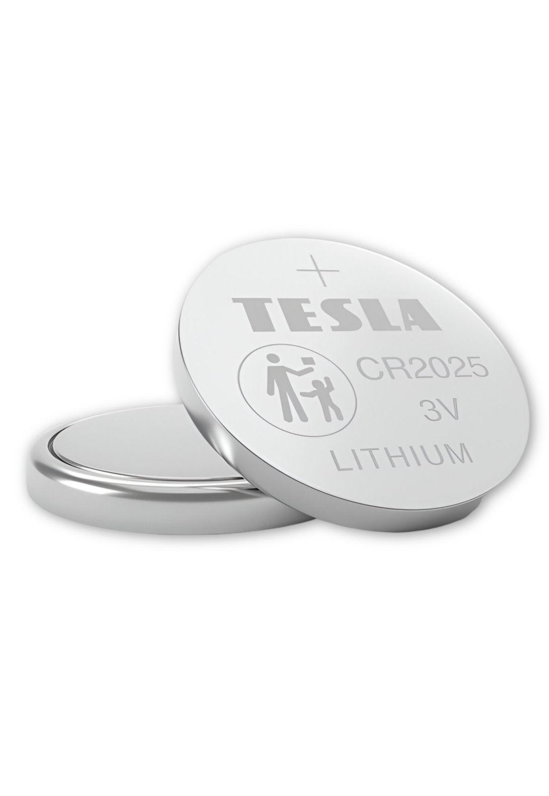 Pack de 5 Pilas CR2025 TESLA Lithium Line-1